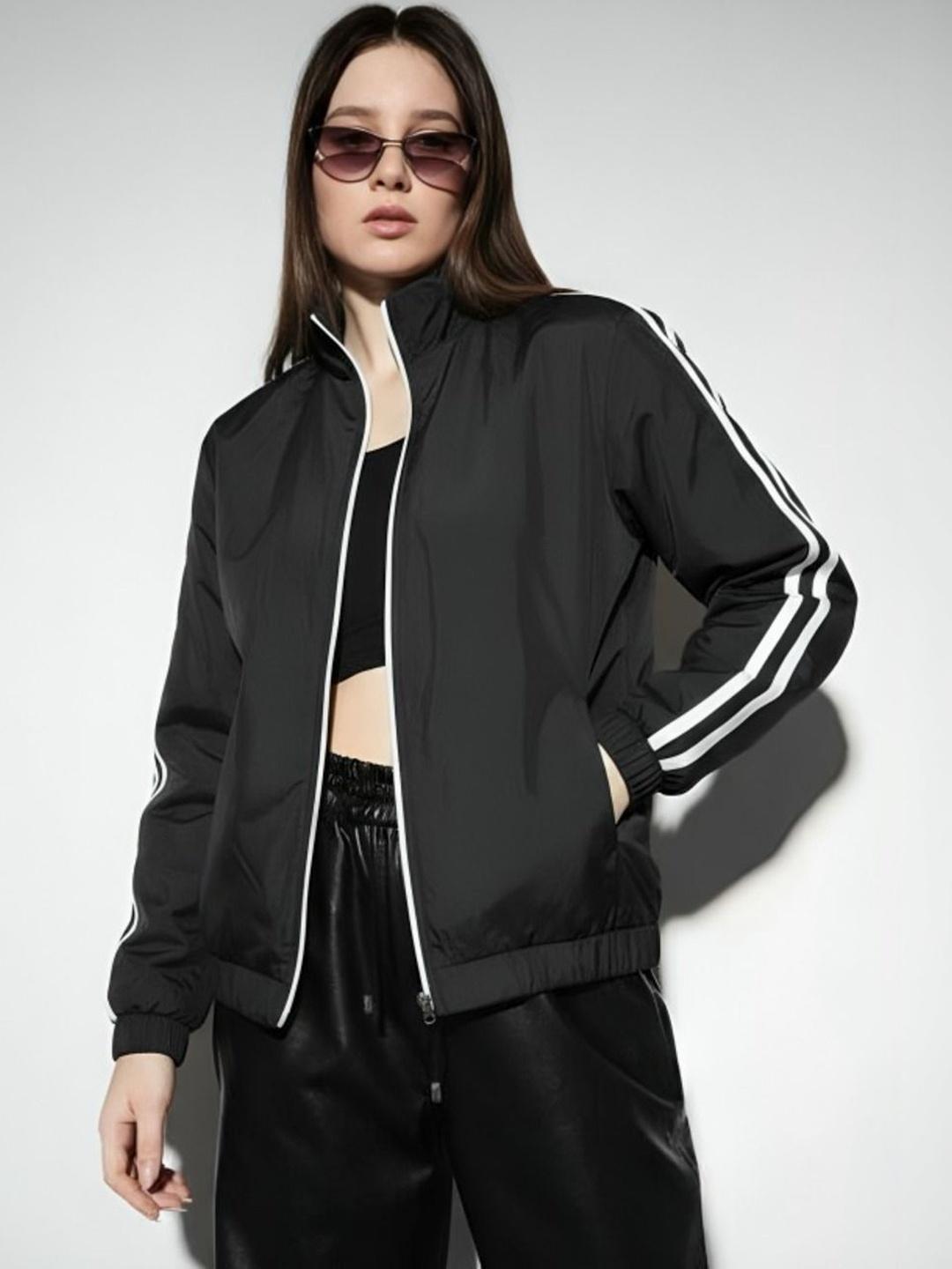 MAYKR Women Colourblocked Lightweight Sporty Jacket