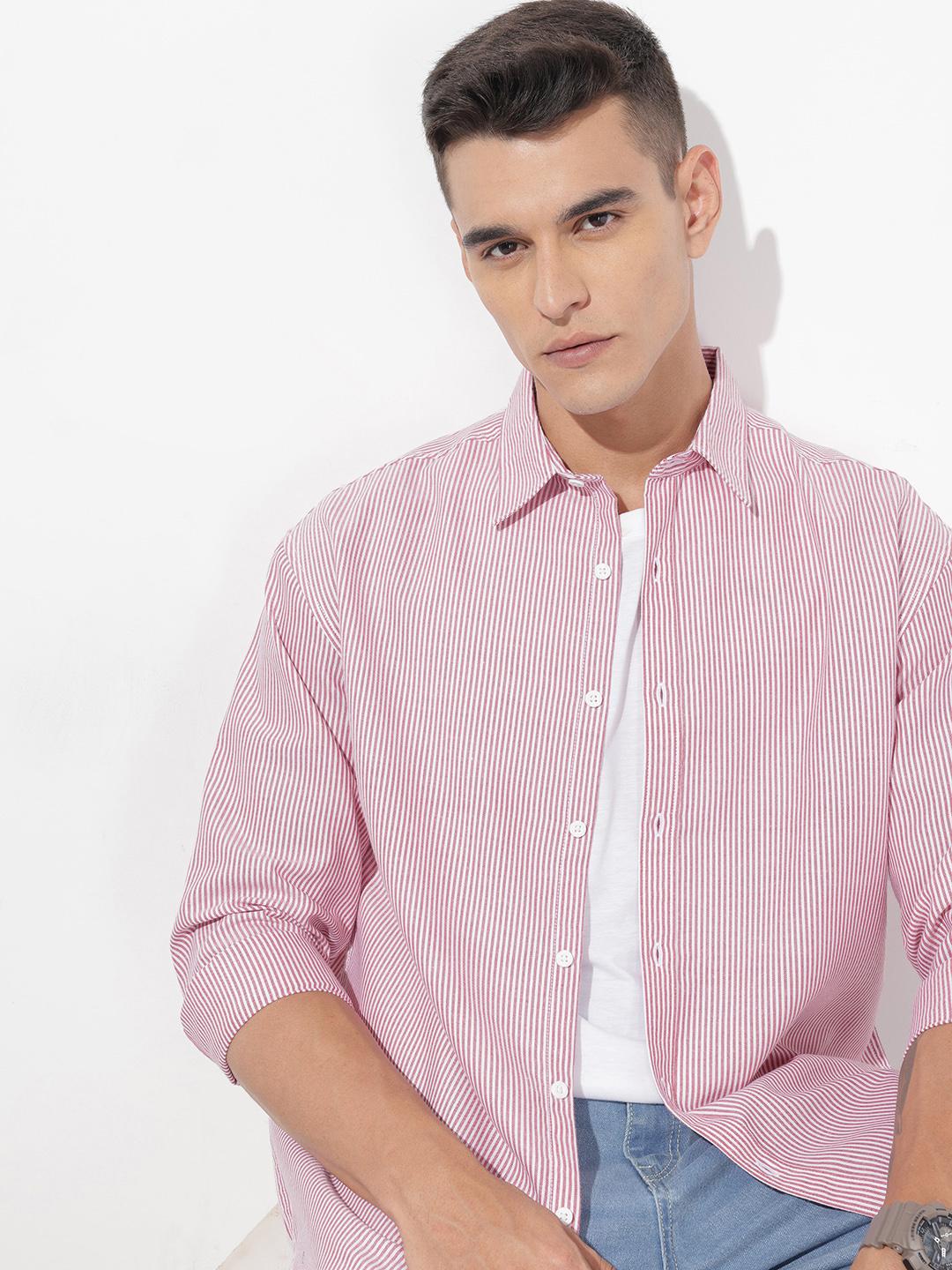 The Roadster Life Co. Striped Casual Shirt