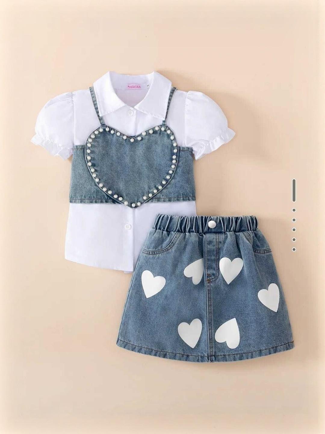 I NAINA DRESSES – Girls Top with Shorts (Girls)
