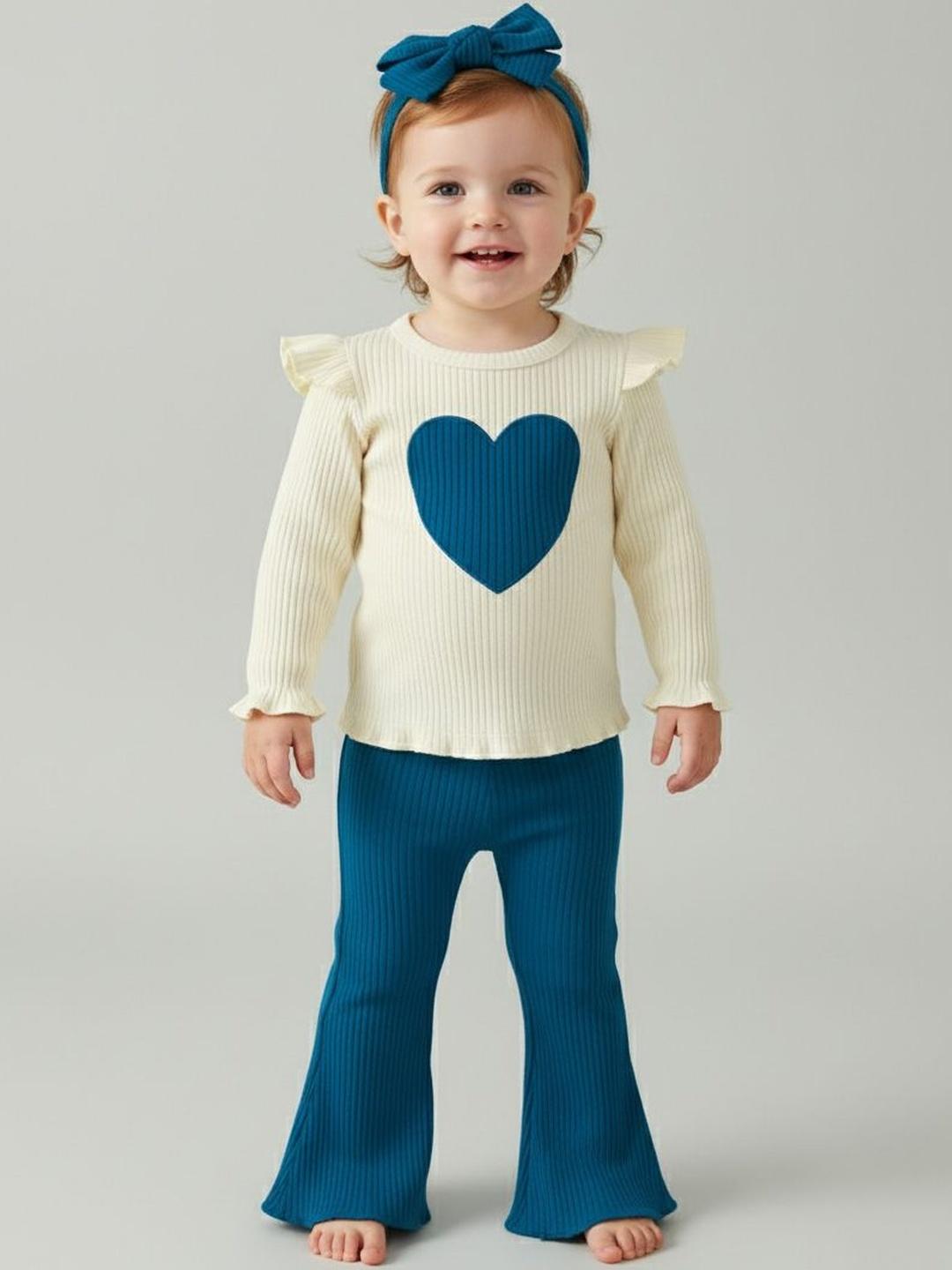 Buy FAVORITE STORE Girls Self Design Top With Trousers -  - Apparel for Girls