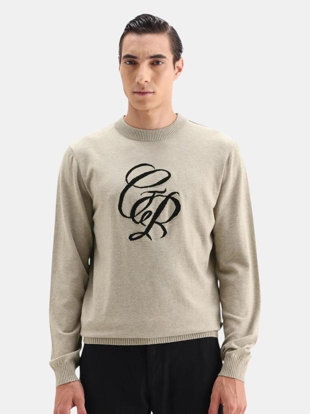 Rare Rabbit Sweaters Buy RARE RABBIT Men Typography Printed Round Neck Pullover Sweaters ...