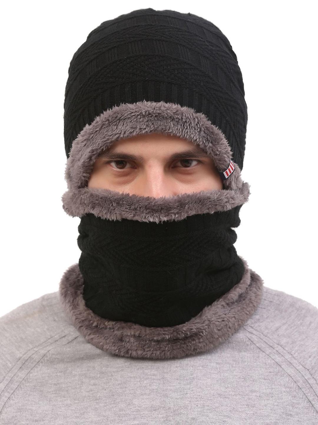 Buy Moda Rapido Men Woollen Cap With Neck - Caps for Men 37400774 | Myntra
