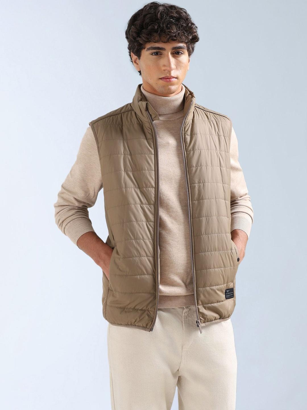 Machine Smart Track Buy Flying Machine Men Mock Collar Quilted Jacket - Jackets for Men ...
