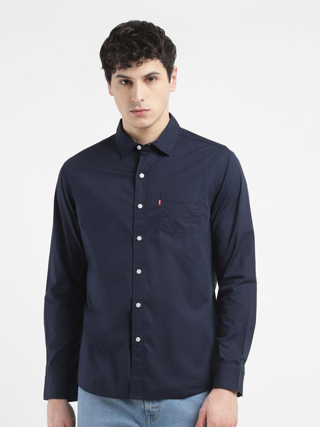 Levis Classic Spread Collar Cotton Slim Fit Casual Shirt