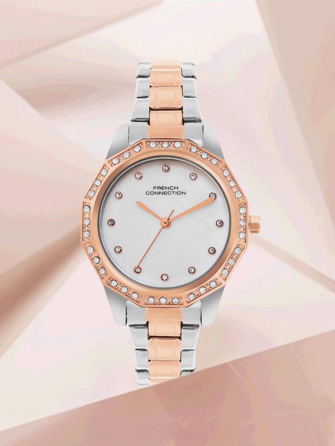 Buy French Connection Women Embellished Round Dial Bracelet Style Analogue Watch FCU9RTM -  - Accessories for Women