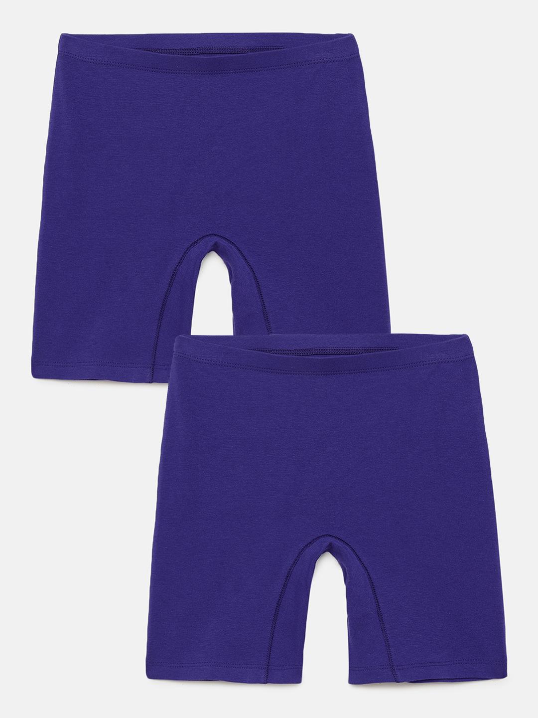 Buy Mackly Girls Pack Of 2 Skinny Fit Innershorts -  - Apparel for Girls