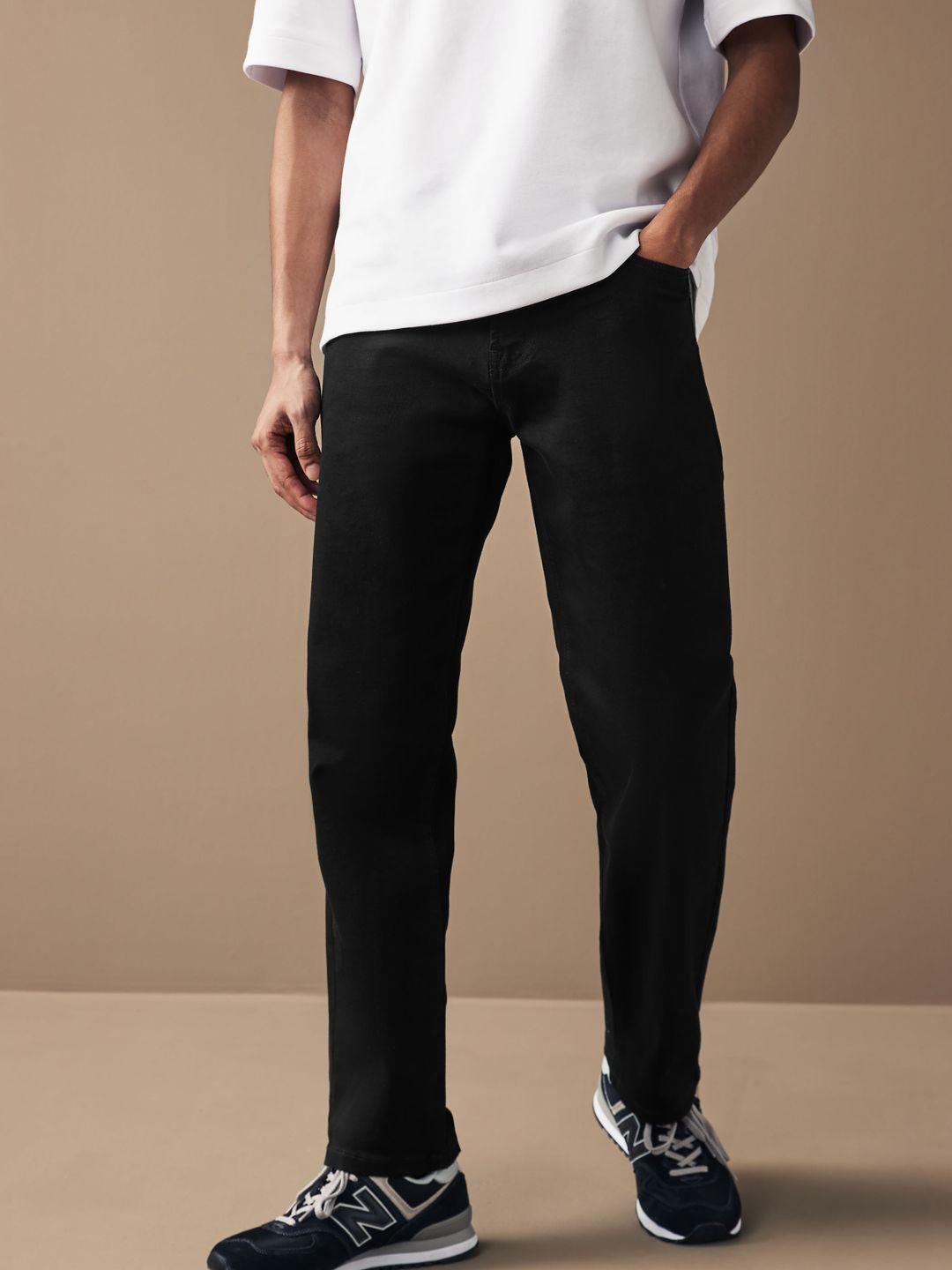 NEXT Men Straight Fit Mid-Rise Stretchable Jeans