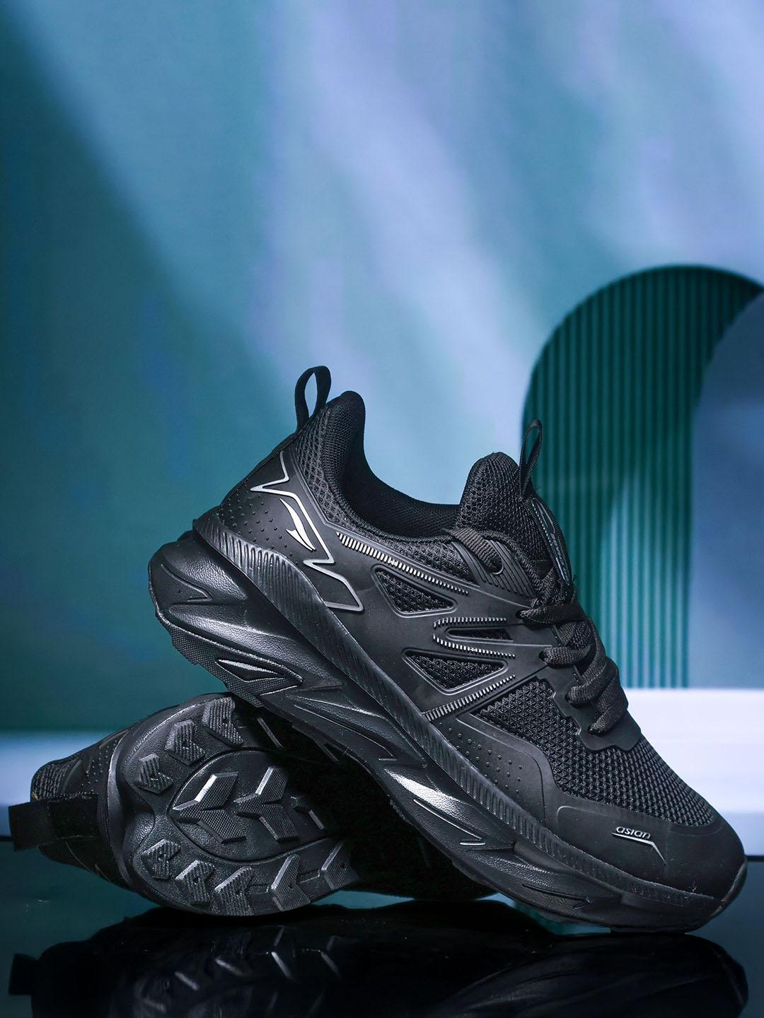 Buy ASIAN Men Black Lace Ups Sports Shoes -  - Footwear for Men