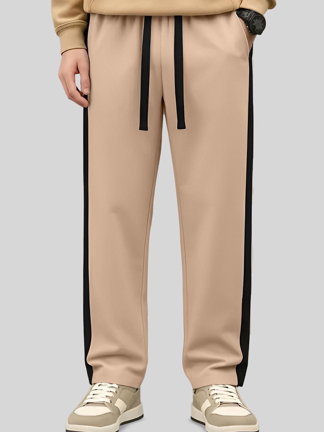 Buy AUSK Men Colourblocked Mid Rise Track Pant - Track Pants for Men ...