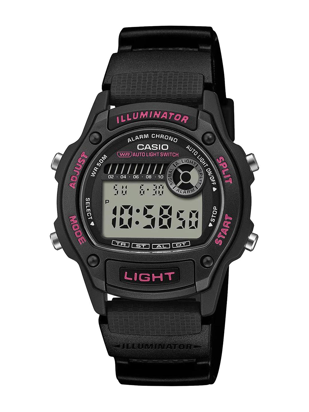 Casio Men W-220H-1A2VDF Black Digital Watch