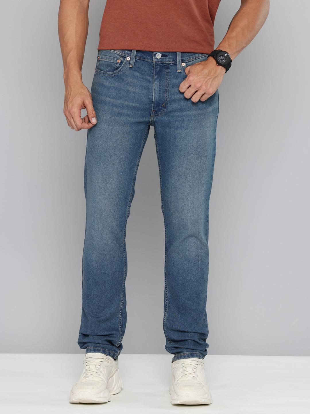 Levis Men 511 Slim Fit Mid-Rise Light Fade Stretchable Jeans