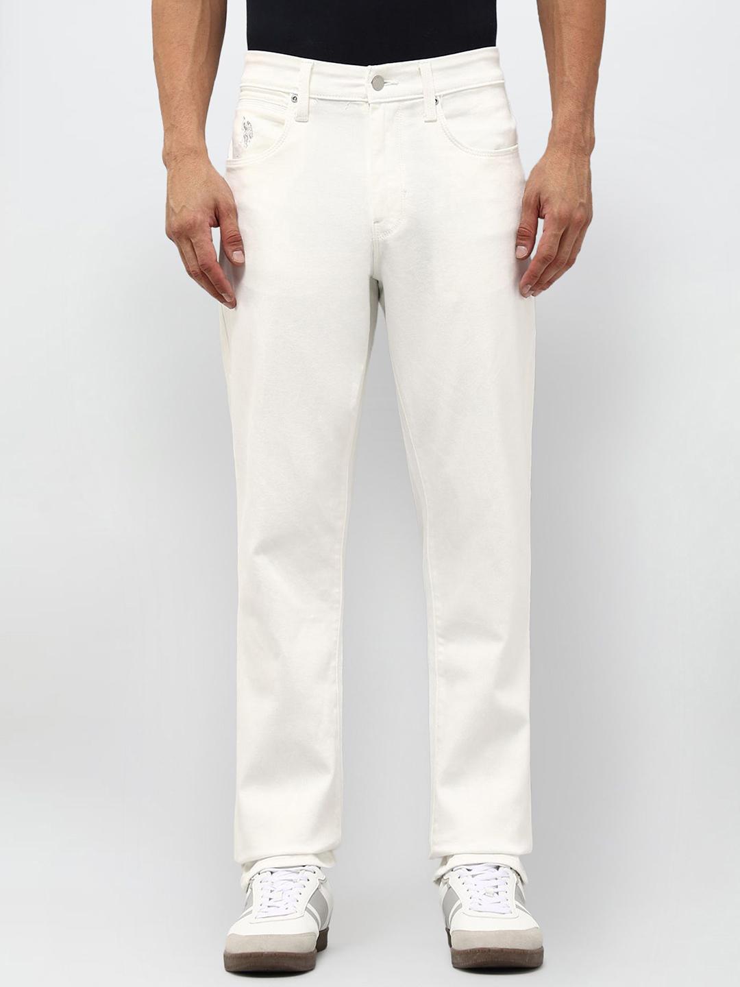 U.S. Polo Assn. Denim Co. Men Harlon Straight Fit Mid-Rise Jeans
