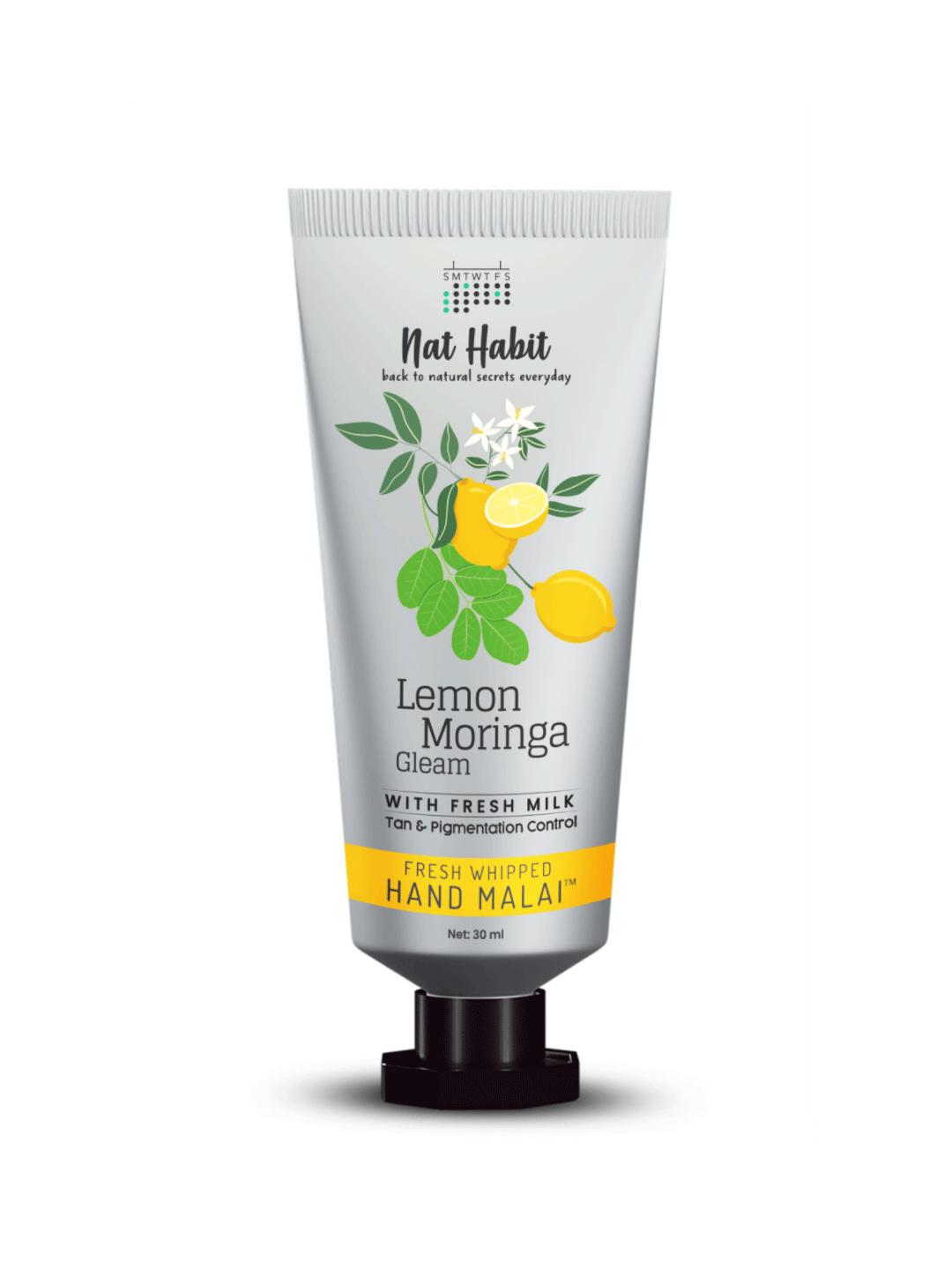 Buy Nat Habit Lemon Moringa Hand Cream With Shea Butter Moisturizes & Reduces Tan 30ml - - Personal Care for Unisex
