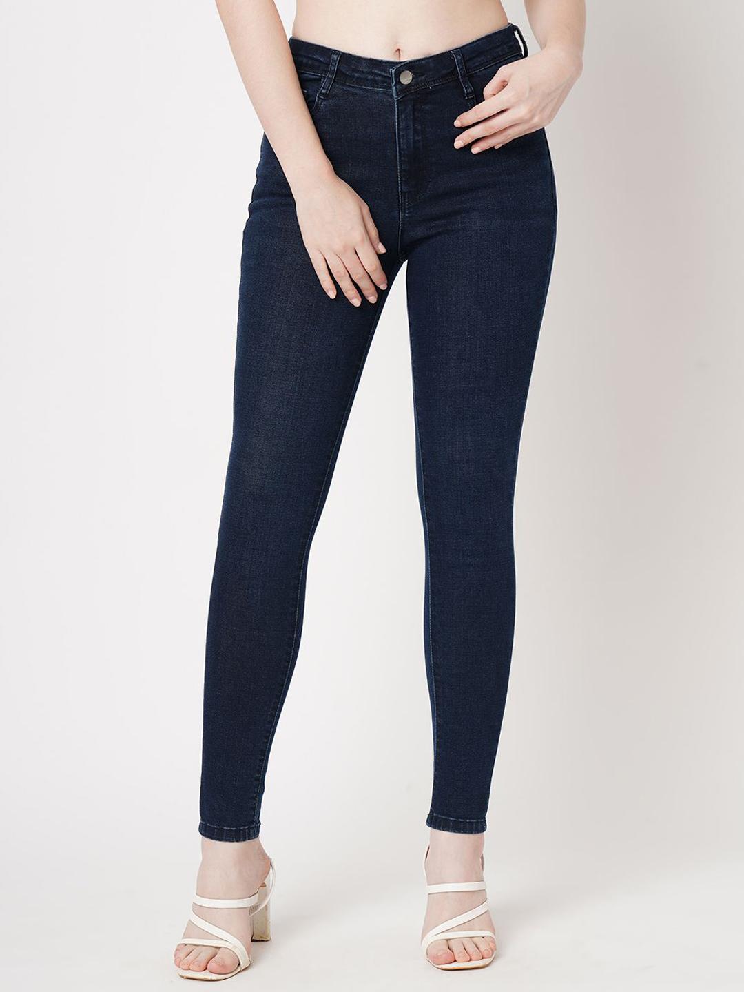 Kraus Jeans Women Skinny Fit High-Rise Jeans