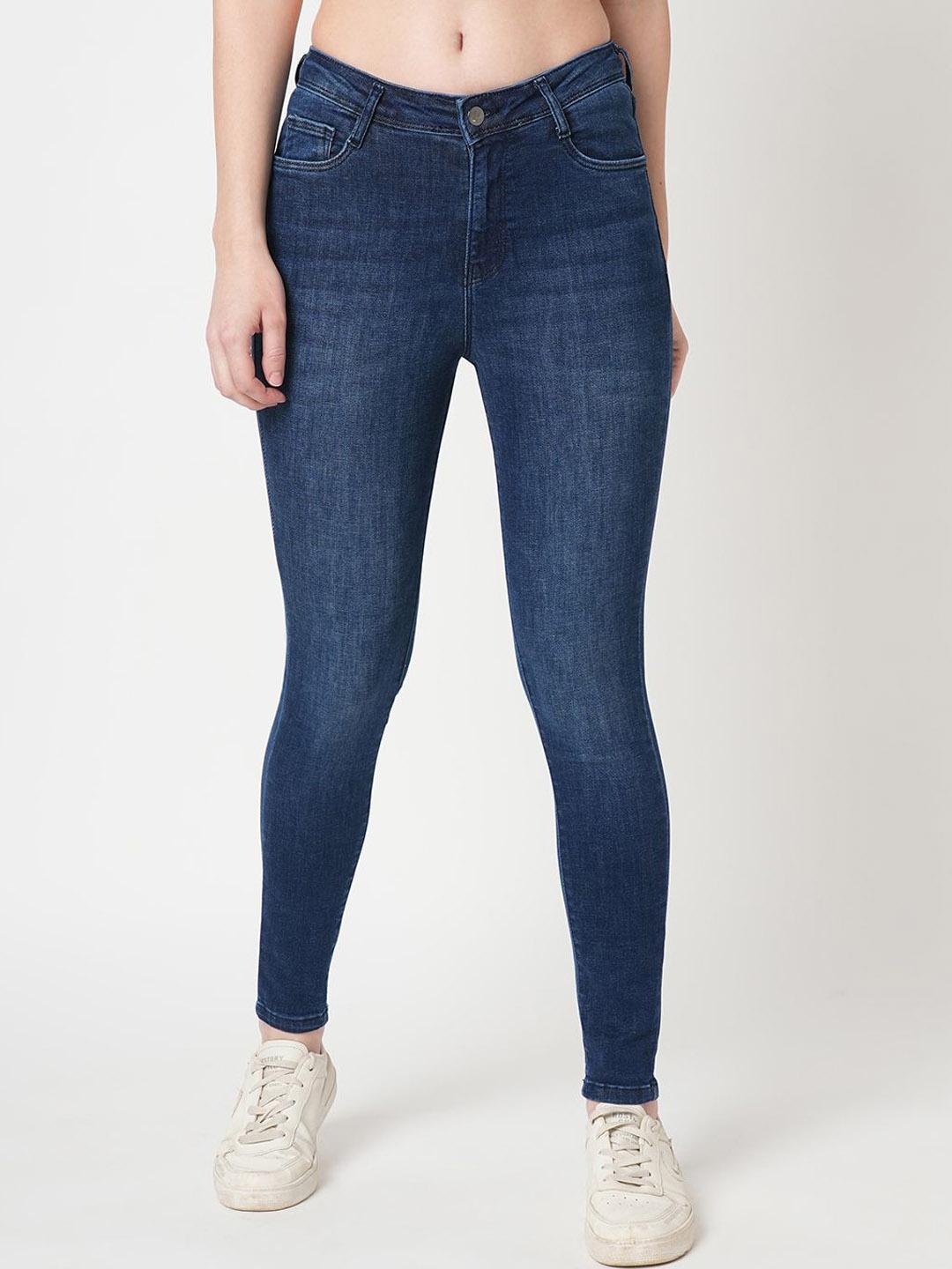 Kraus Jeans Women Mid-Rise Light Fade Skinny Fit Jeans