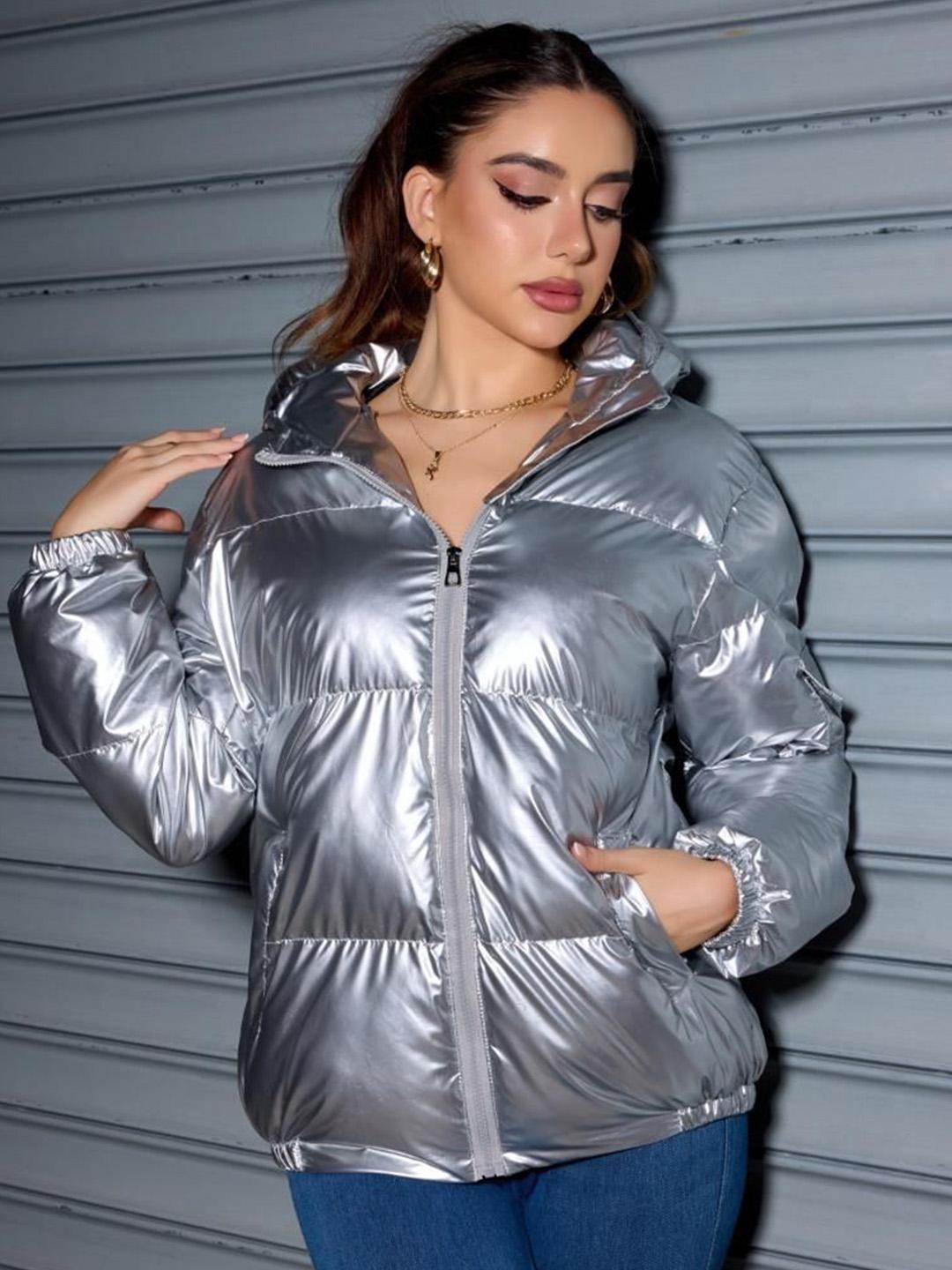 StyleCast Stand Collar Lightweight Puffer Jacket