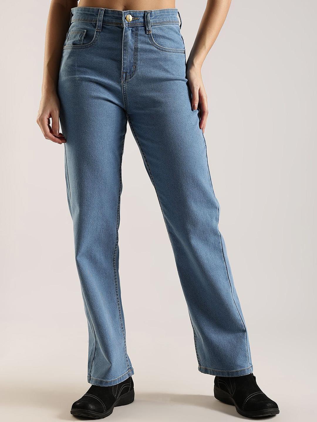 zayla Women Jean Straight Fit High-Rise Stretchable Jeans