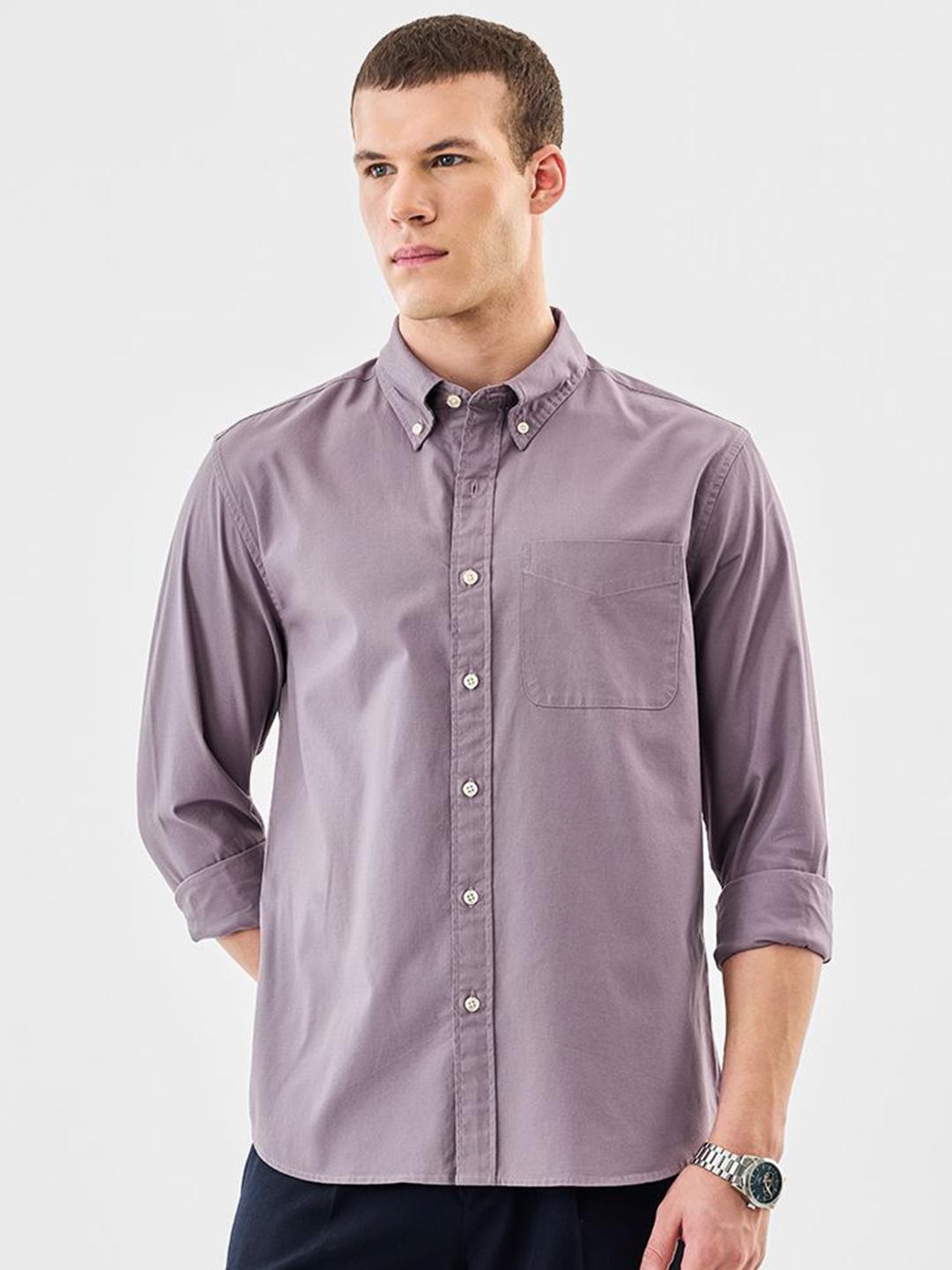 Snitch Button Buy Snitch Button Down Collar Pure Cotton Casual Shirt - Shirts for Men ...