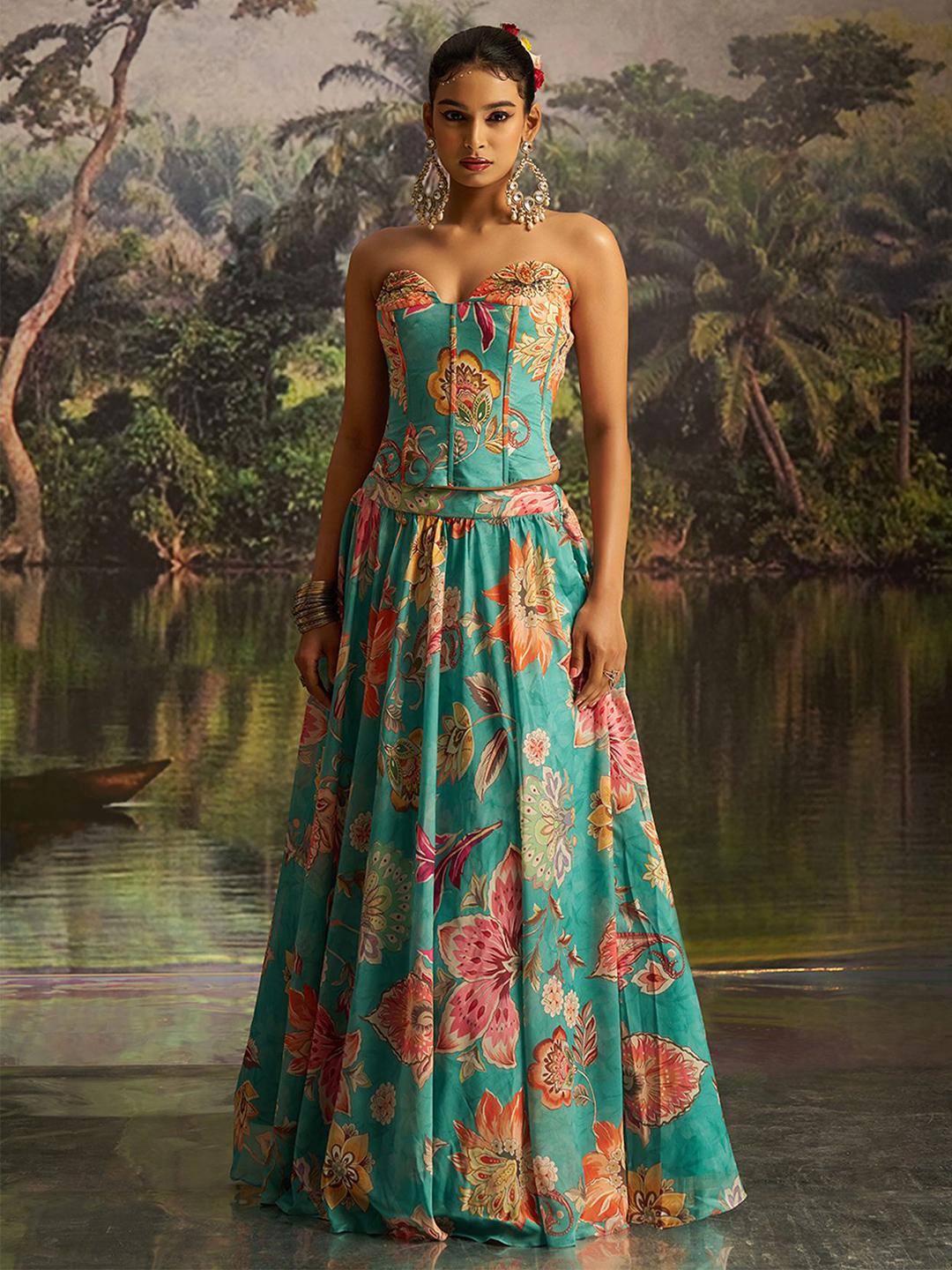 Fusionic – Lehenga With Blouse & Dupatta