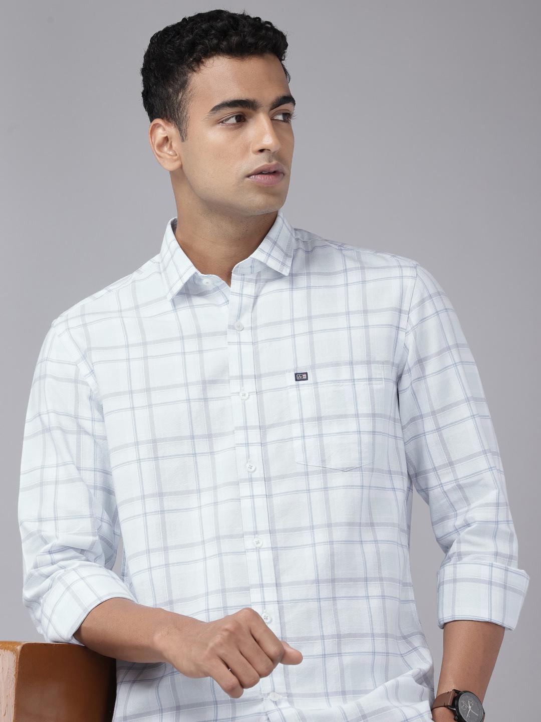 Arrow Sport Manhattan Slim Fit Checked Pure Cotton Casual Shirt