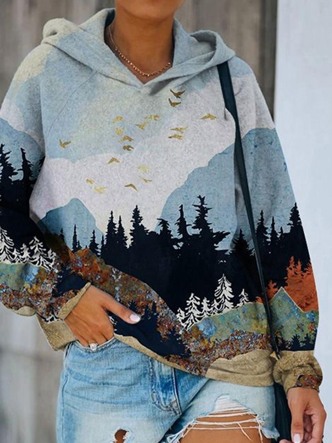 buy-stylecast-women-graphic-printed-hooded-long-sleeves-sweatshirt