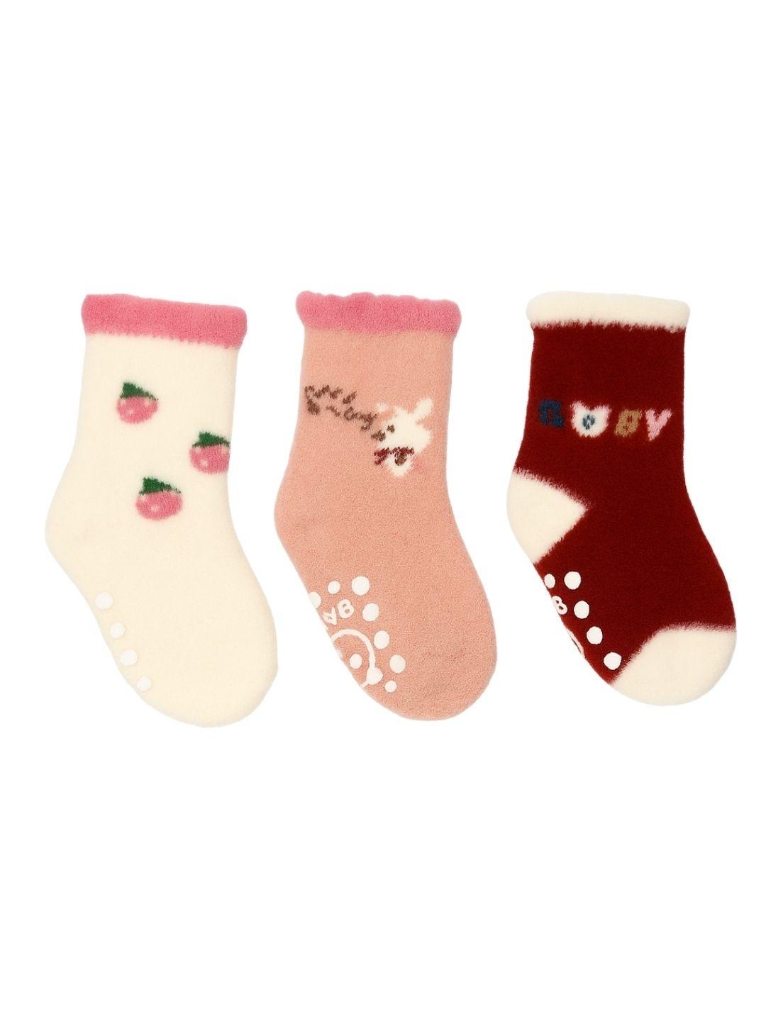 Buy Cdeck Kids Set Of 3 Wool Socks - - Accessories for Unisex Kids