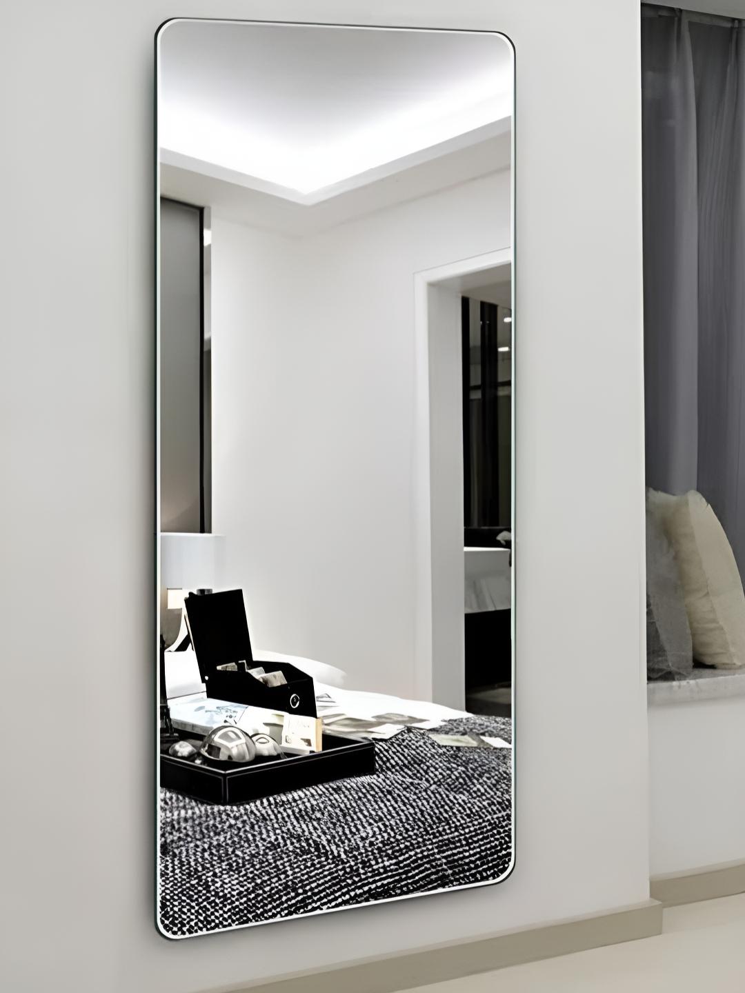 Buy Art Street Transparent Wall Mount Rectangular Glass Wall Mirror ...