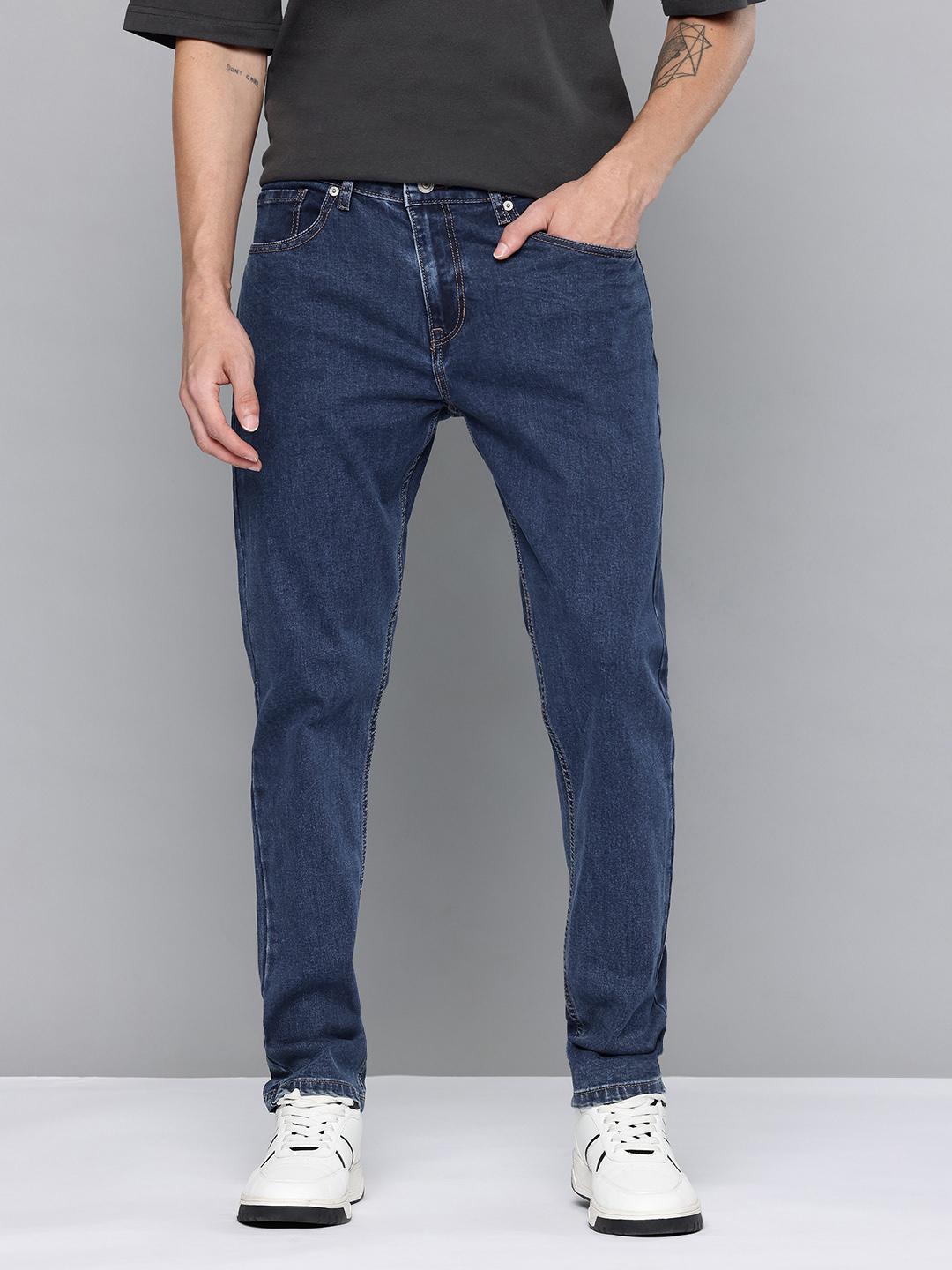 Flying Machine Men Slim Fit Mid-Rise Light Fade Stretchable Jeans