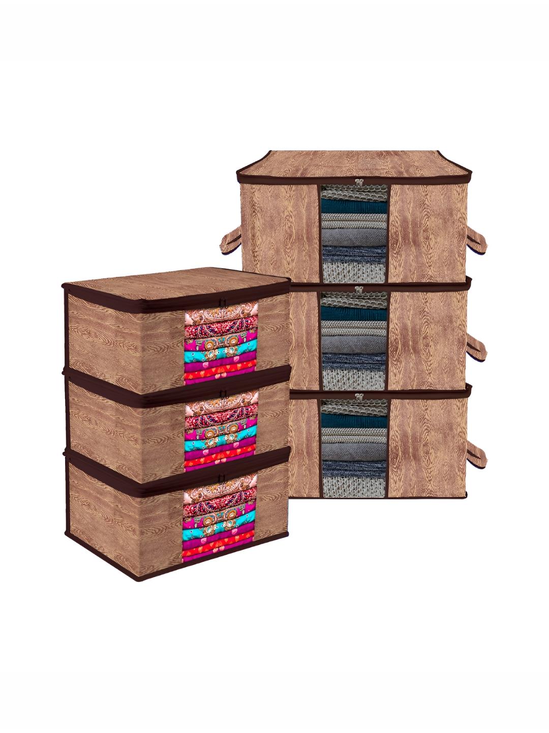 Buy Aura Brown 6 Pieces Regular Drawer Organisers -  - Home for Unisex
