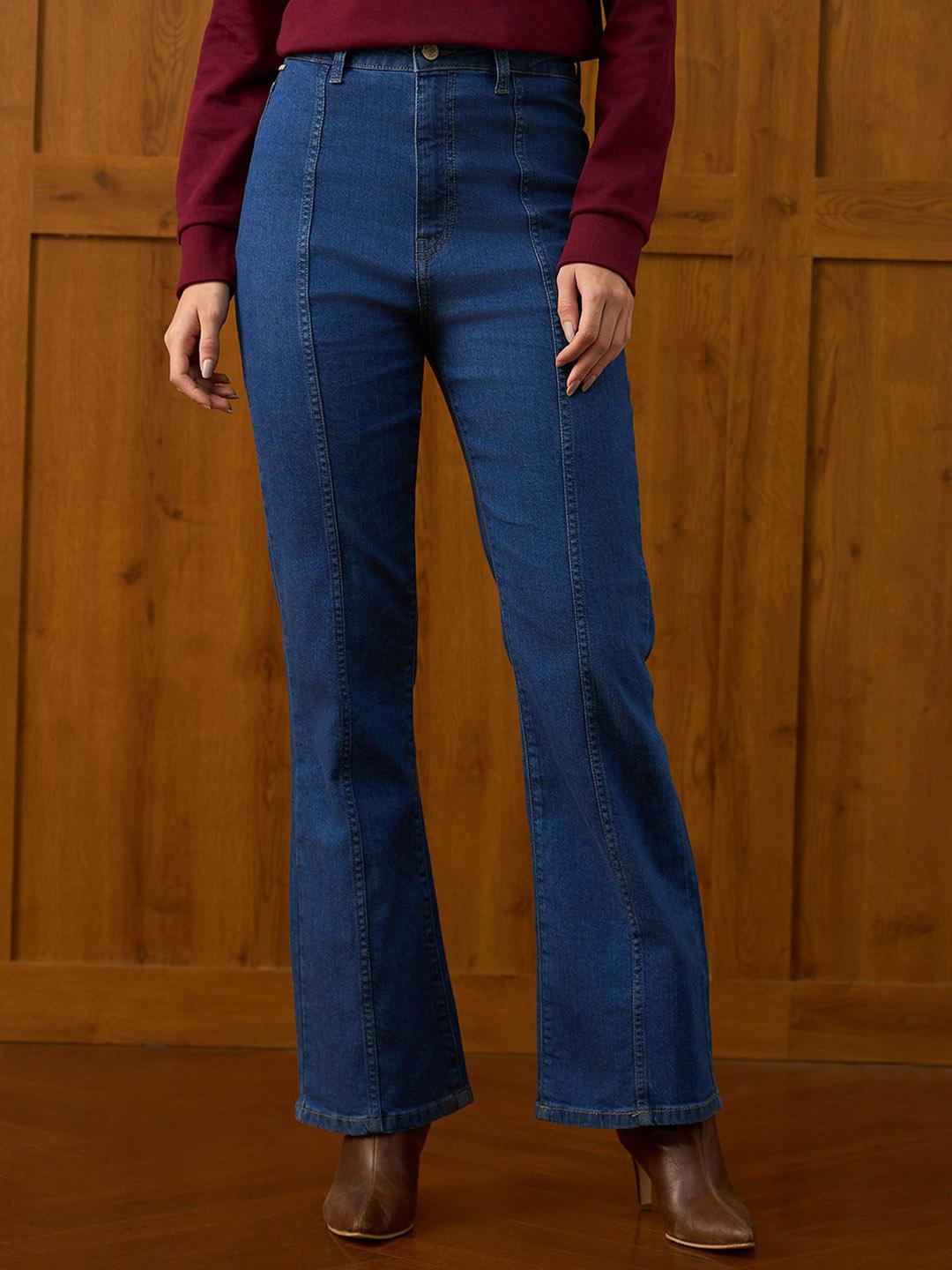 U.S. Polo Assn. Women Women Bootcut High-Rise Stretchable Jeans