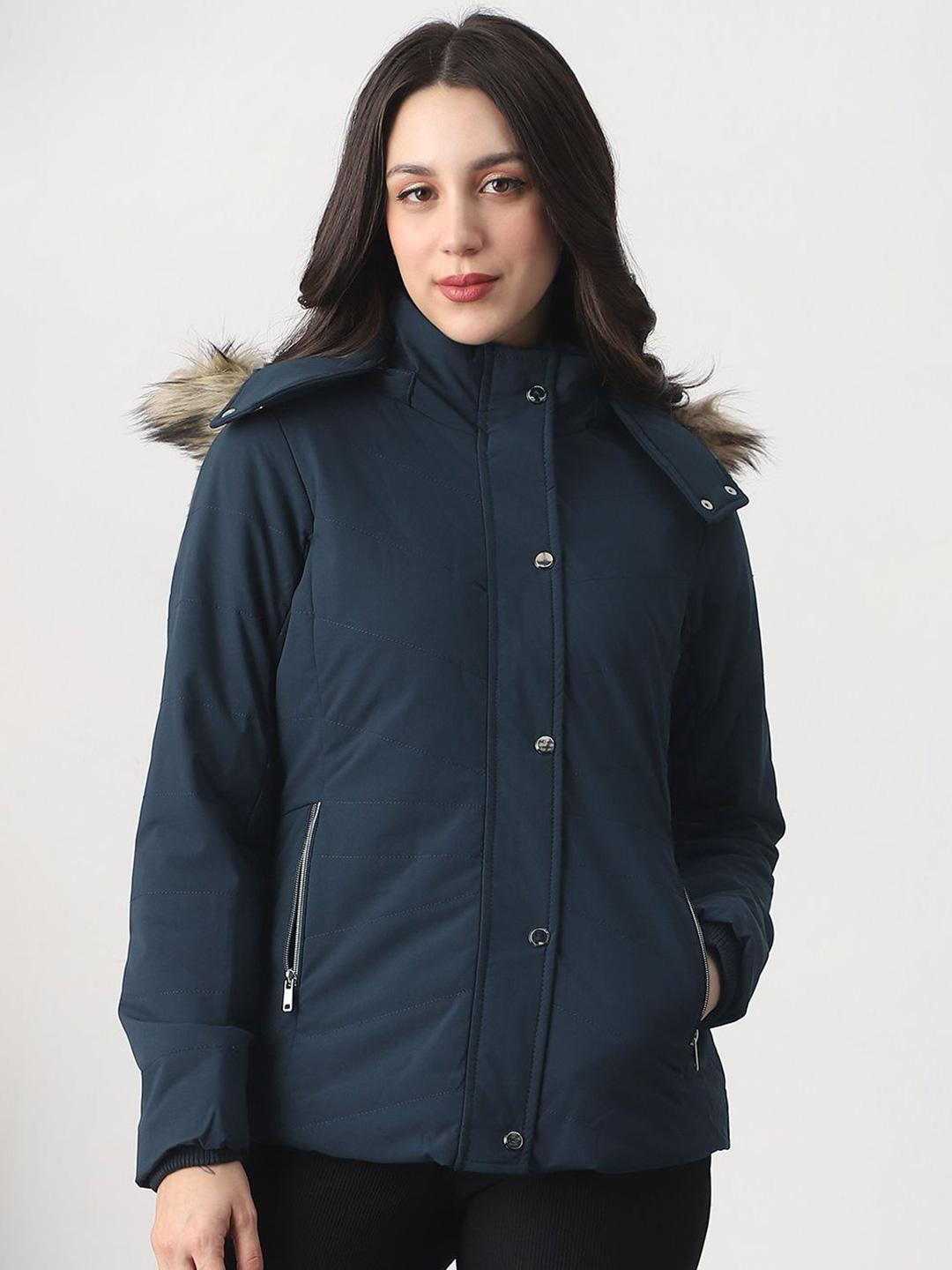 Globus Women Hooded Solid Insulator Puffer Jacket