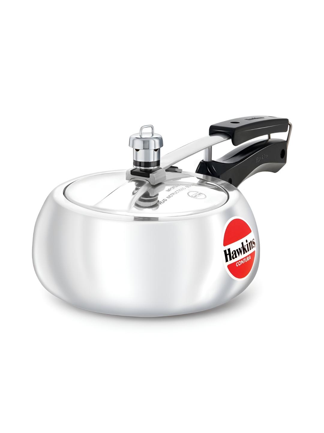 Buy Hawkins Contura Silver Toned & Black Pressure Cooker 2L -  - Home for Unisex