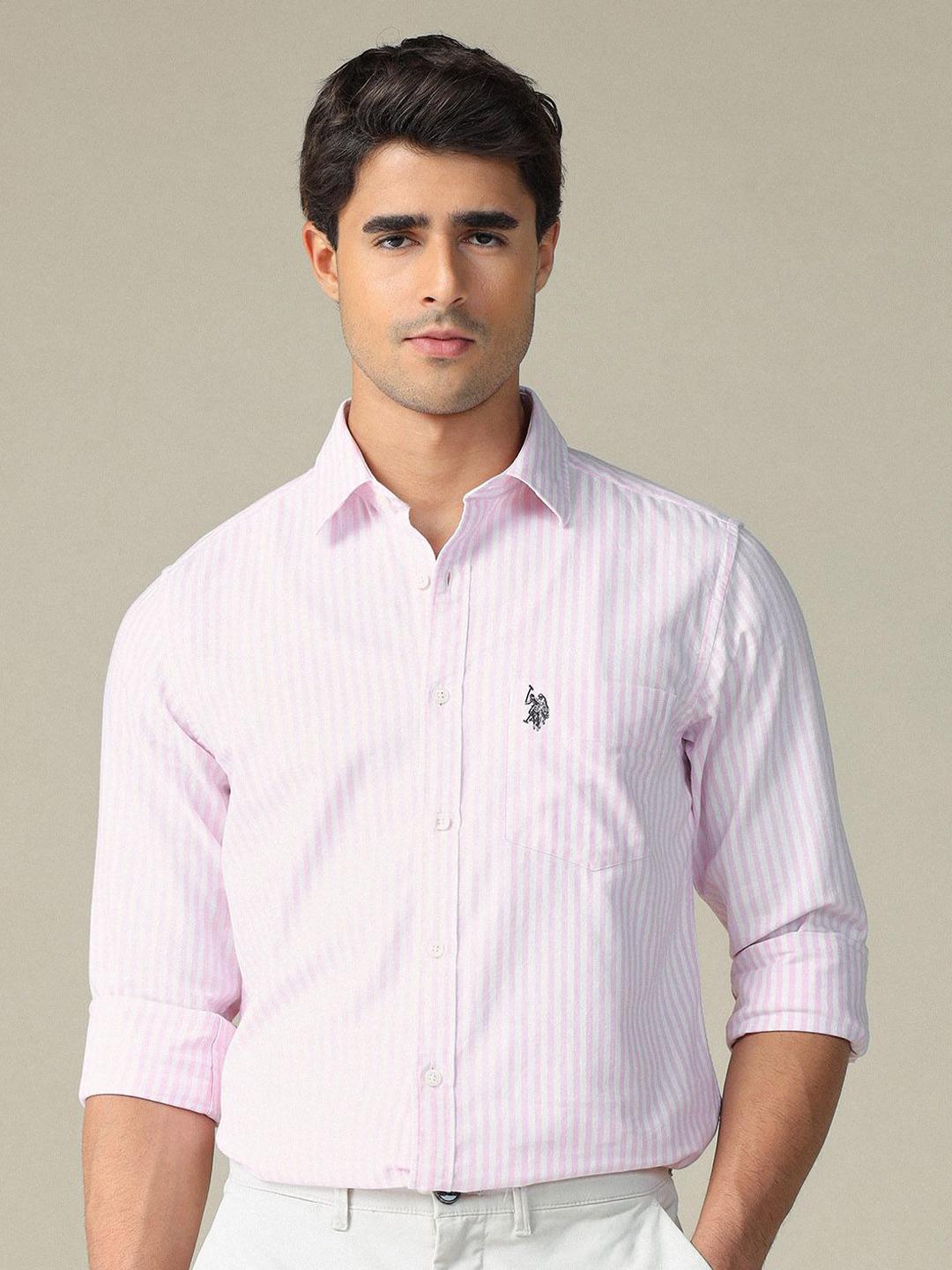 U.S. Polo Assn. Spread Collar Pure Cotton Shirt - Image 1