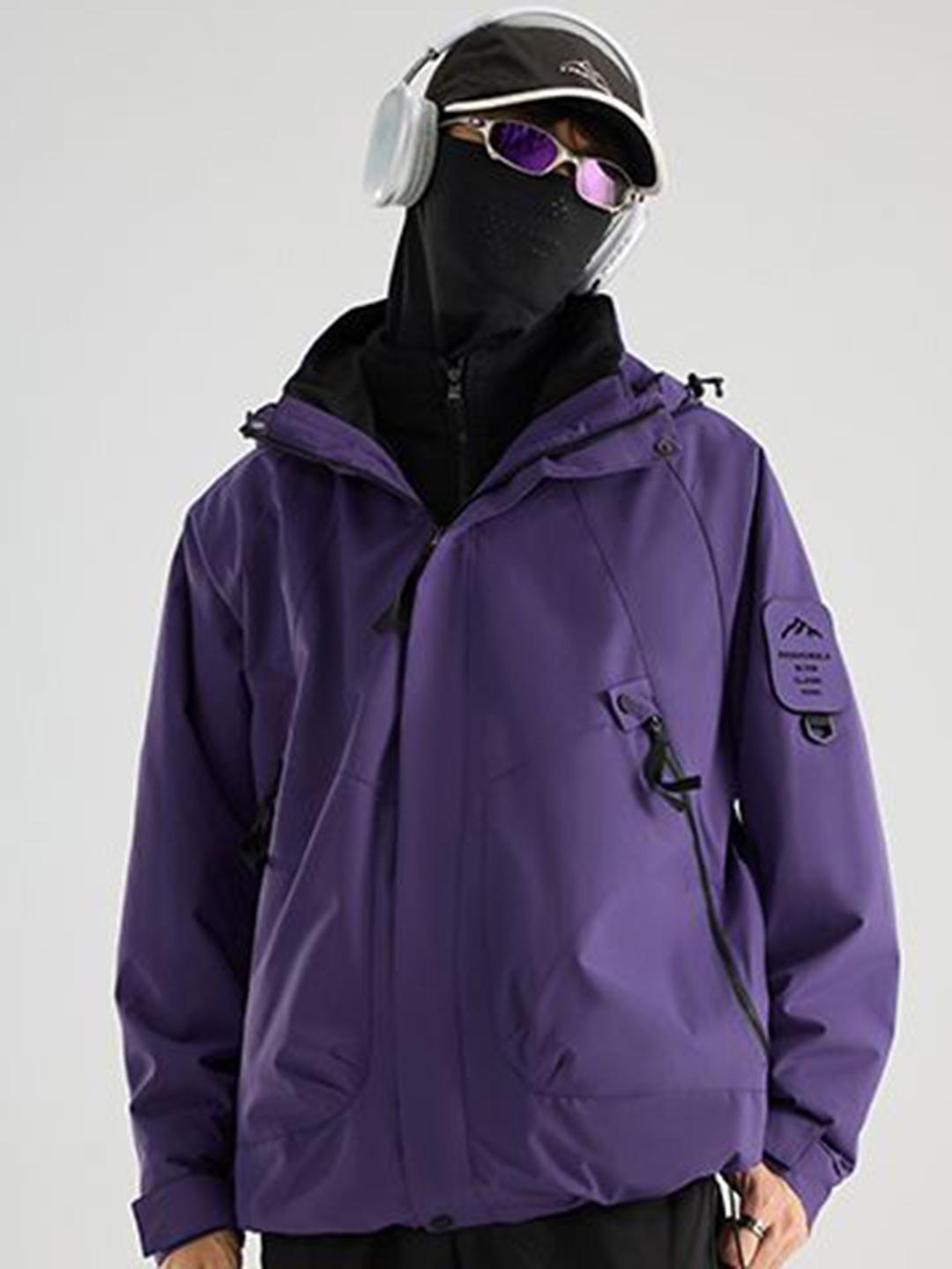 StyleCast x Revolte Men Hooded Solid Windcheater Jacket