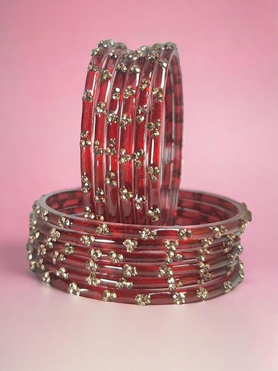 Buy Yaara Fashion Zircon Studded Kashmiri Bangles - - Accessories for Women