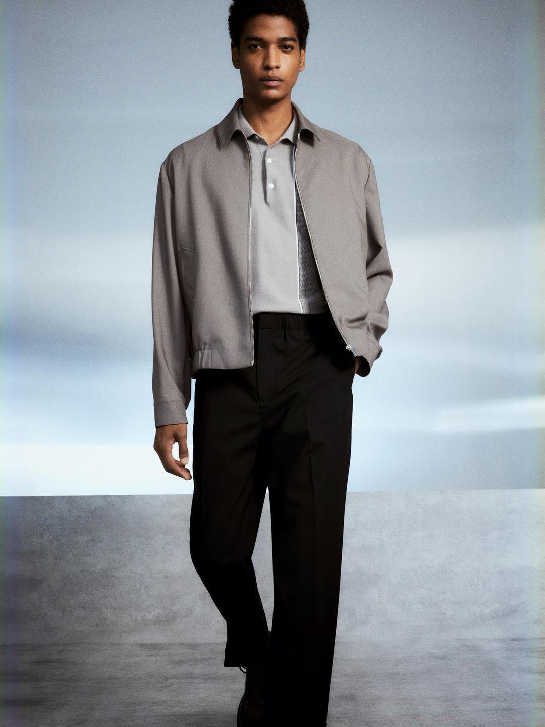 Buy H&M Relaxed Fit Tapered Trousers - - Apparel for Men