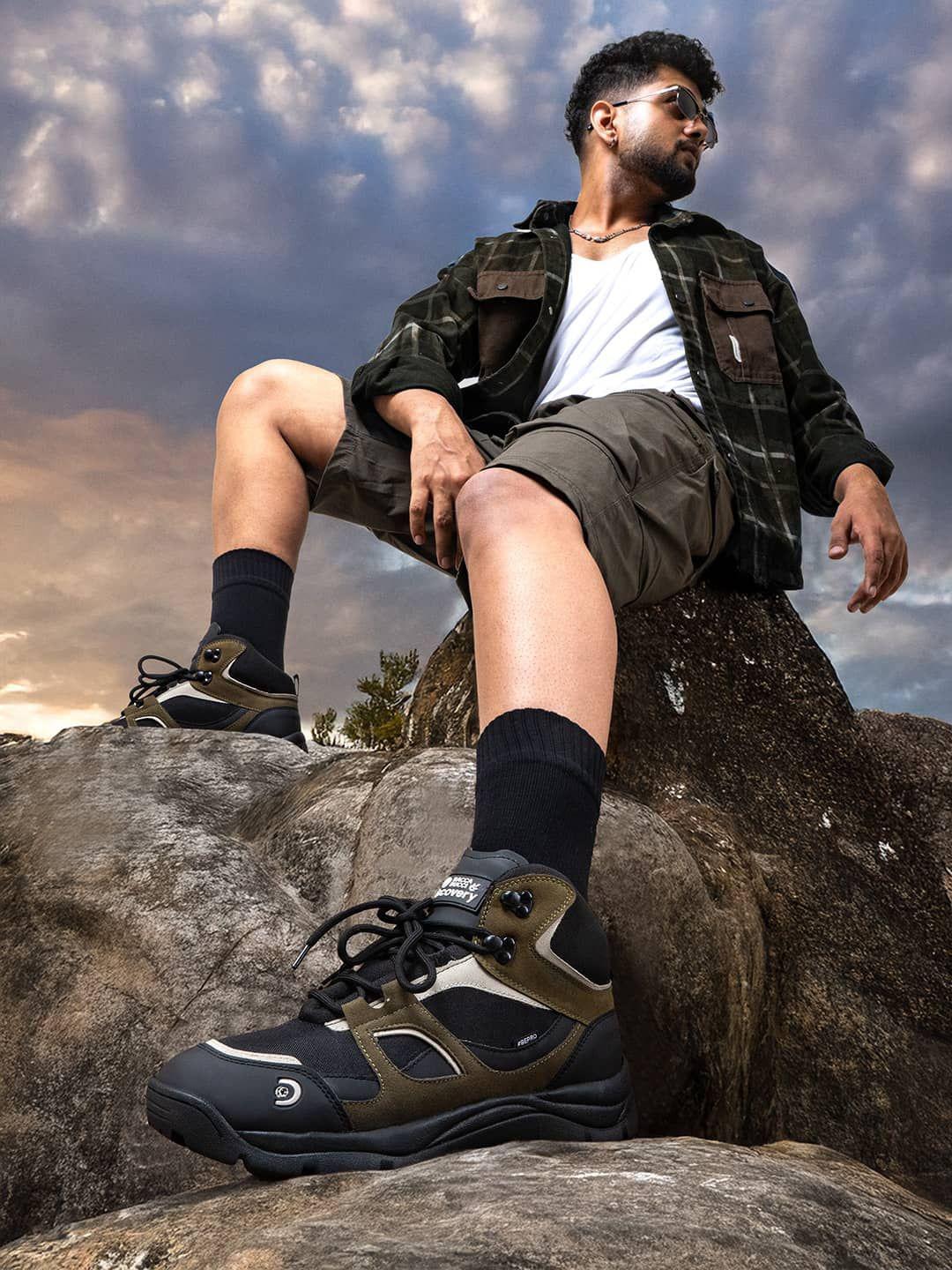 Buy Bacca Bucci Men Discovery Outrider Trekking & Adventure Boots - - Footwear for Men