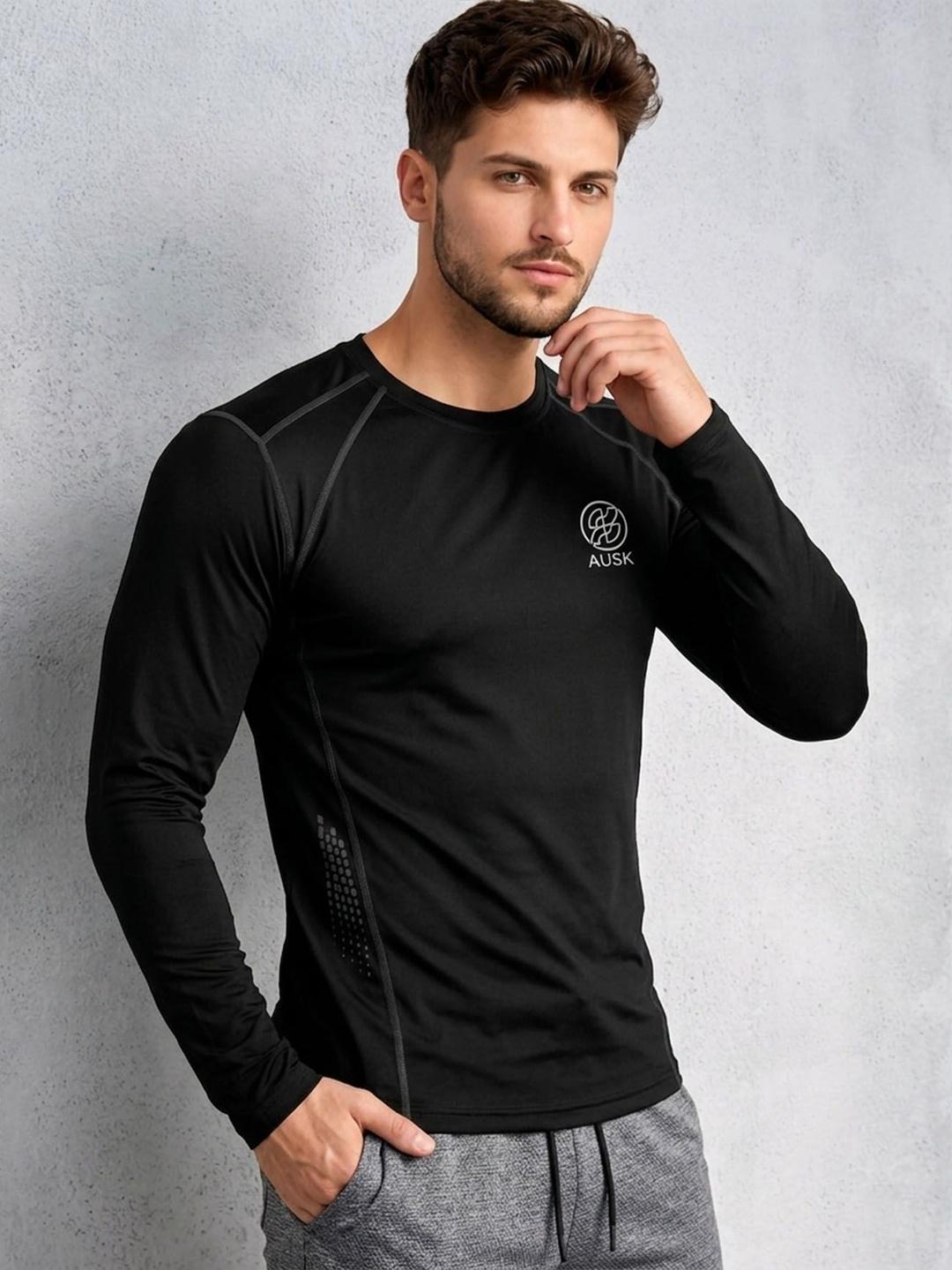 Buy AUSK Men Brand Logo Round Neck T Shirt - Tshirts for Men 41328476 ...