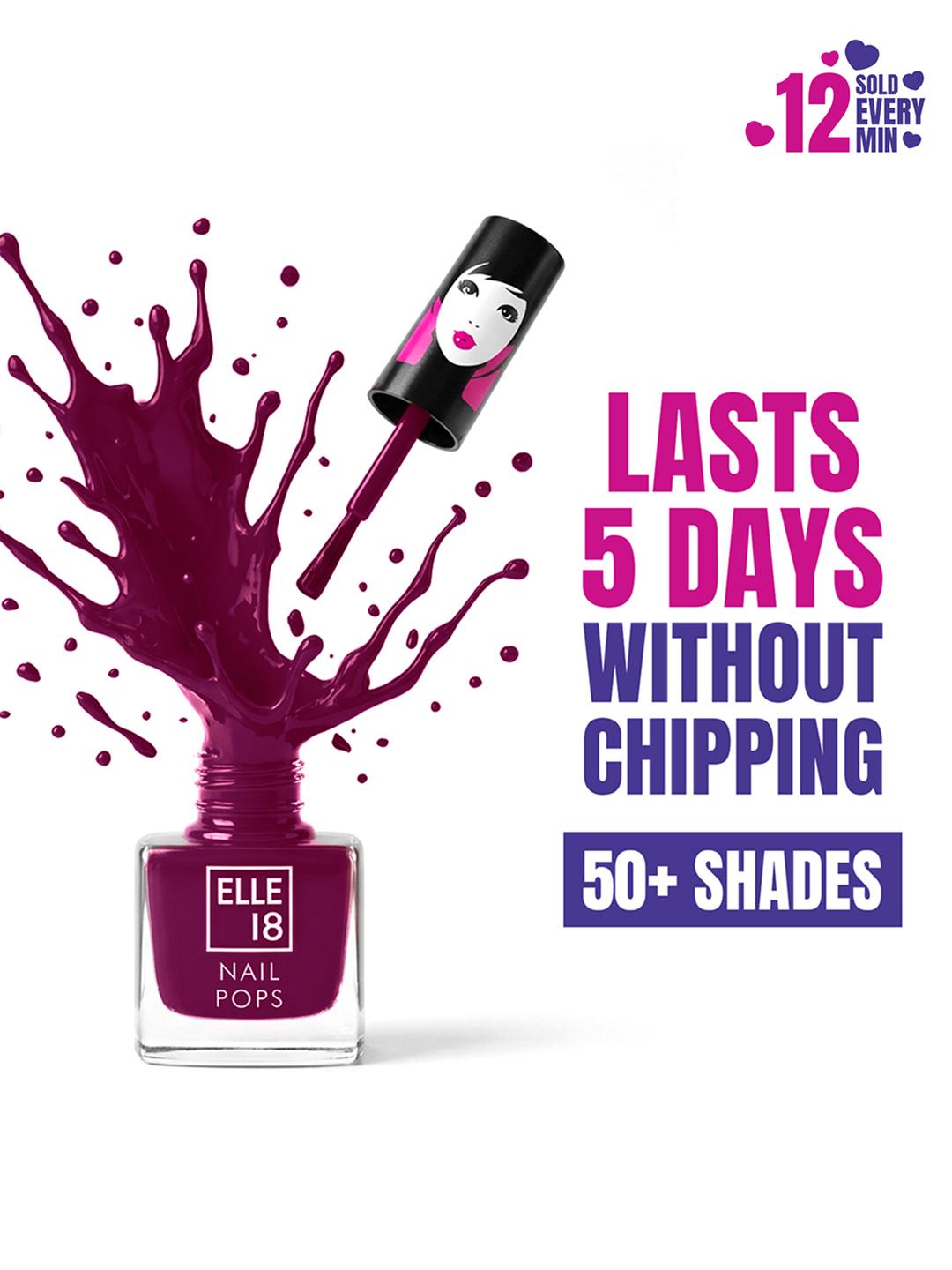 Buy ELLE 18  Nail Pops Long Lasting Nail Color With Glossy Finish & Quick Dry Formula 5ml  164 -  - Personal Care for Women