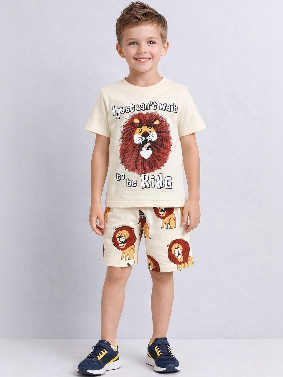 Buy YK Boys Graphic Printed Night Suit - Night Suits for Boys 41339344 ...