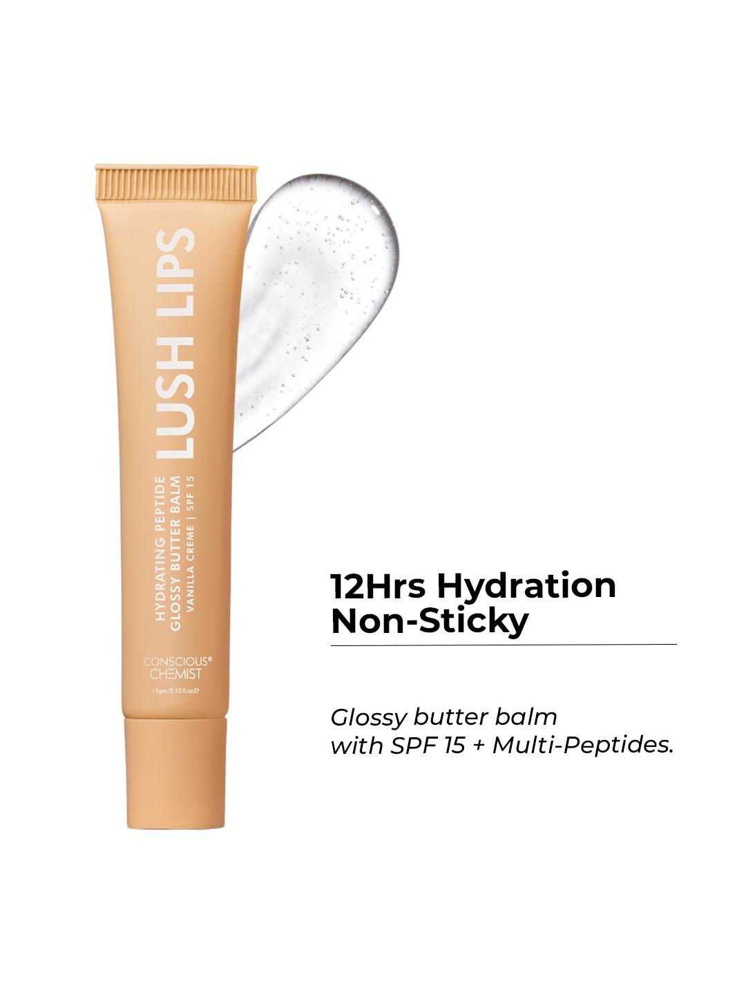 Buy Conscious Chemist Multi Peptide & Shea Butter Infused Lip Balm With SPF 15   Vanilla Creme -  - Personal Care for Women