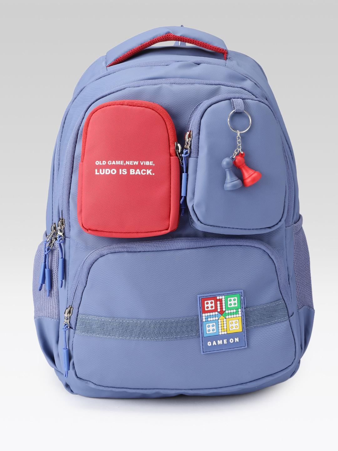 Buy Priority Unisex Colourblocked Backpack With Rain Cover - - Accessories for Unisex