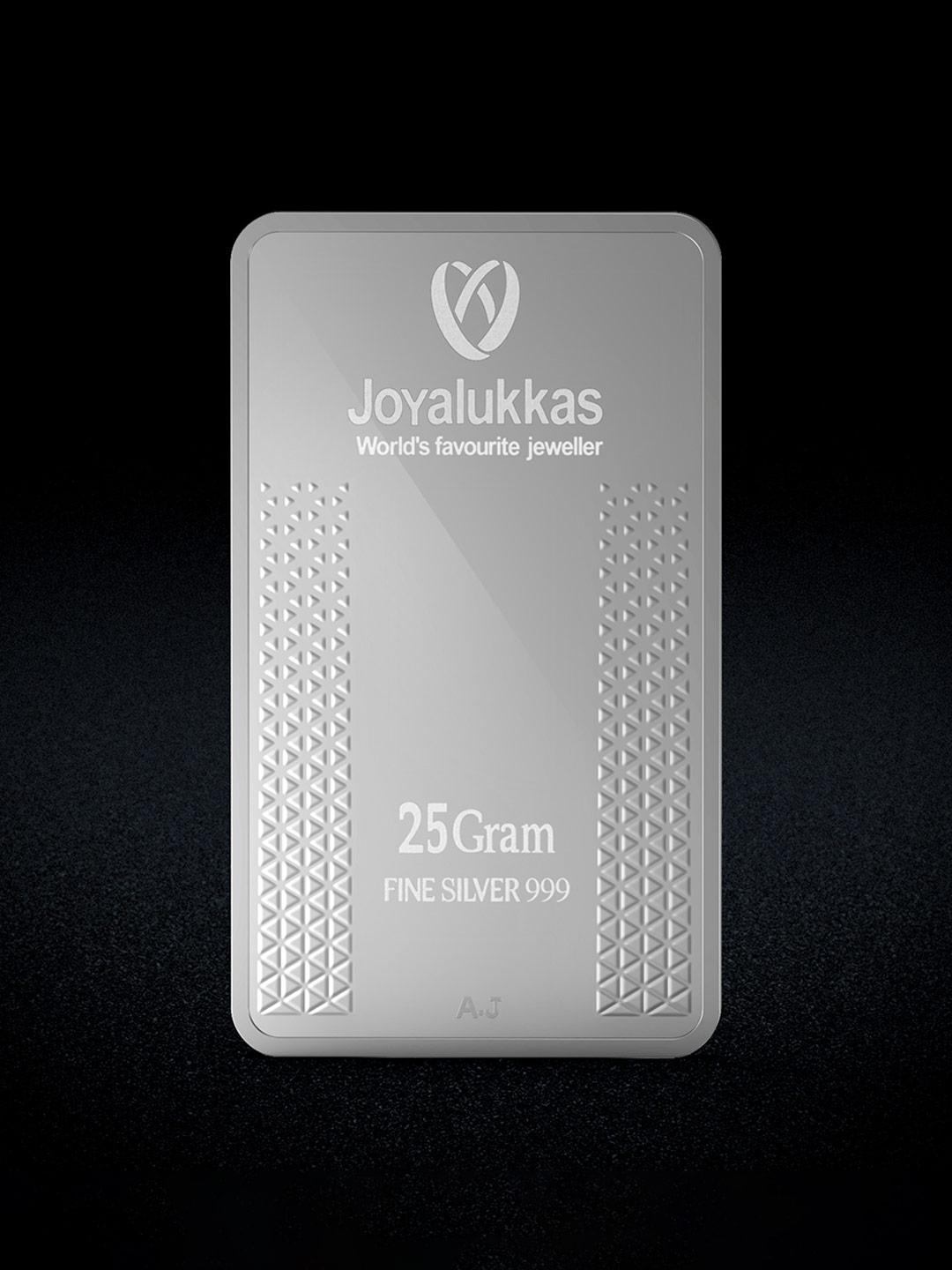 Buy Joyalukkas 999 Purity Silver Bar 25gm - - Accessories for Unisex