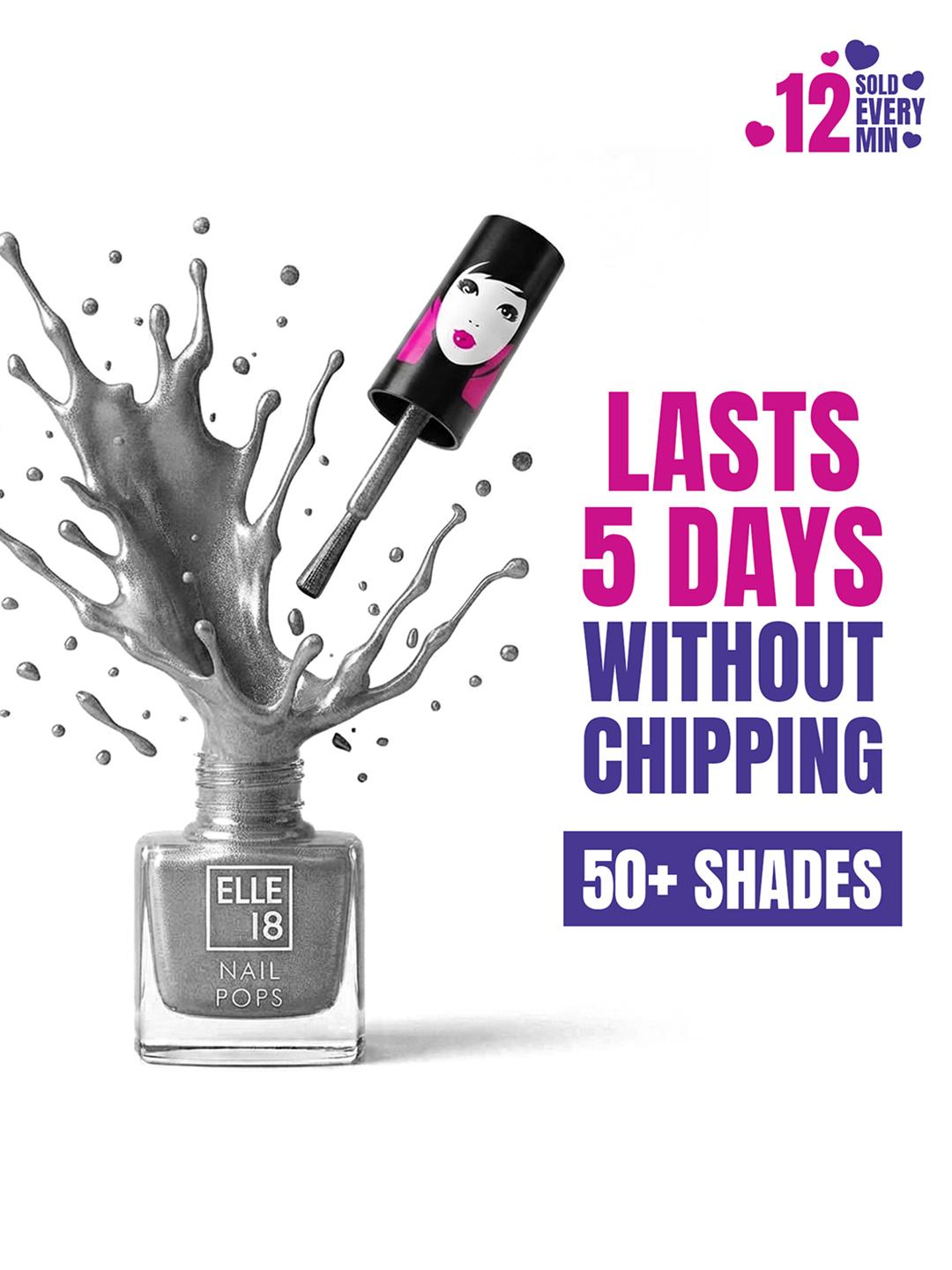 Buy ELLE 18  Nail Pops Long Lasting Nail Color With Glossy Finish & Quick Dry Formula  5ml   95 -  - Personal Care for Women