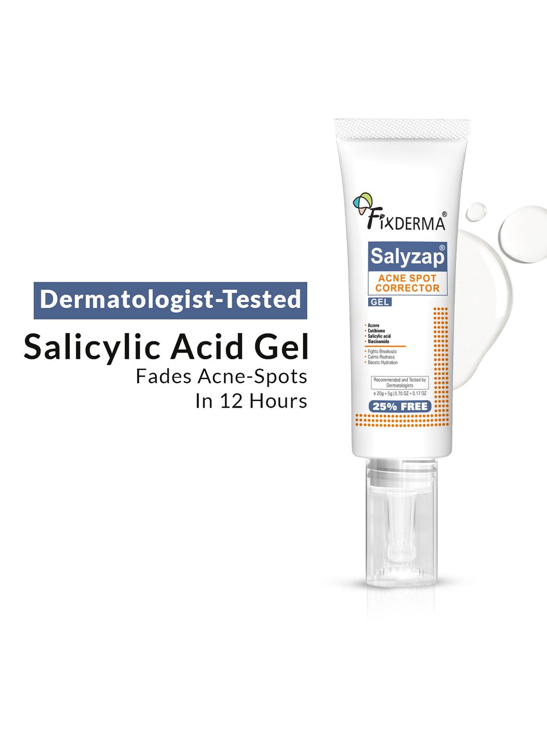 Buy FIXDERMA Salyzap 2% Salicylic Acid Acne Spot Corrector Gel With 2% Niacinamide 20gm - - Personal Care for Unisex