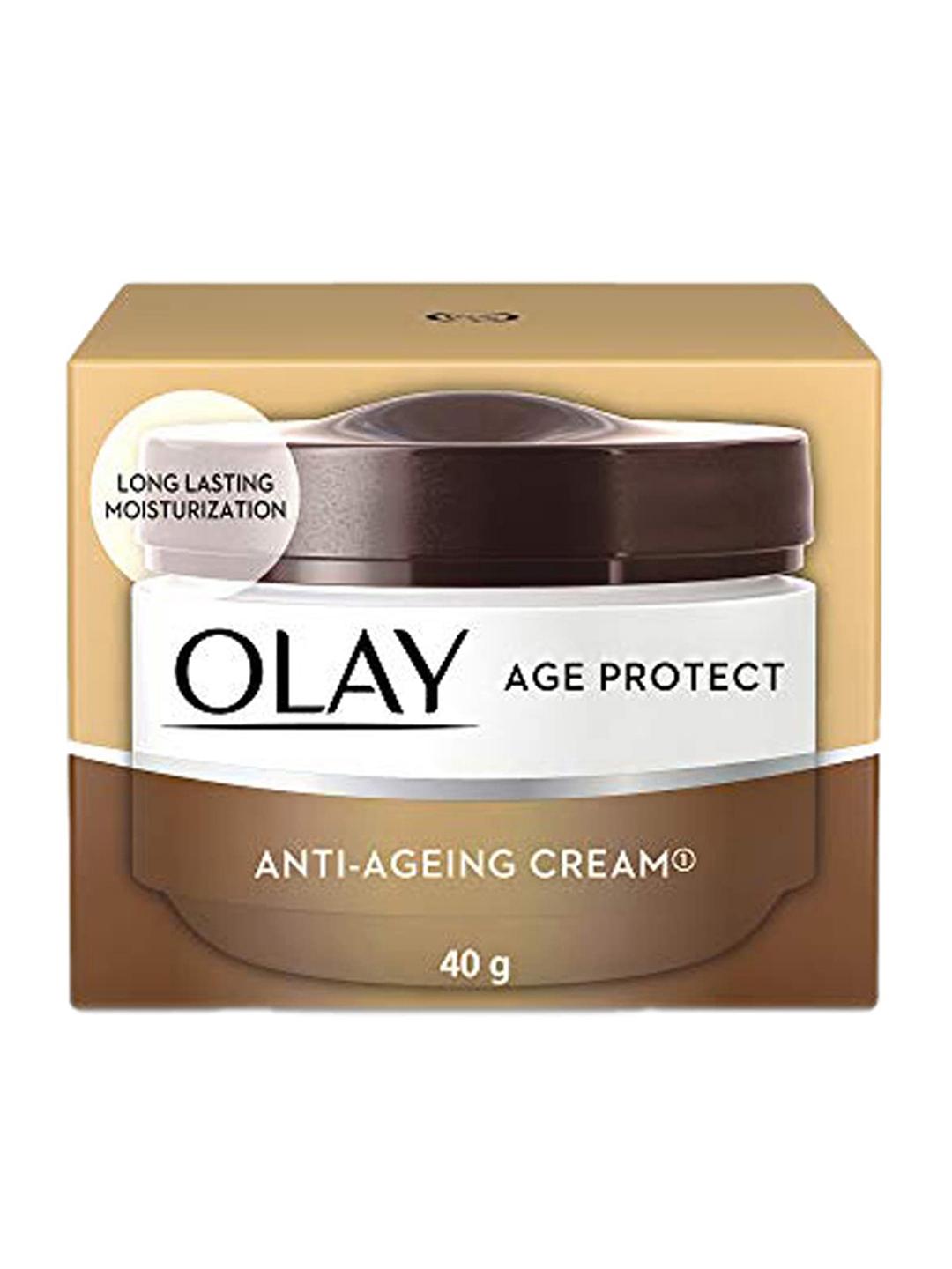 Buy Olay Age Protect Anti Ageing Cream Reduces Wrinkles With Salicylic Acid & BHA 40g - - Personal Care for Unisex
