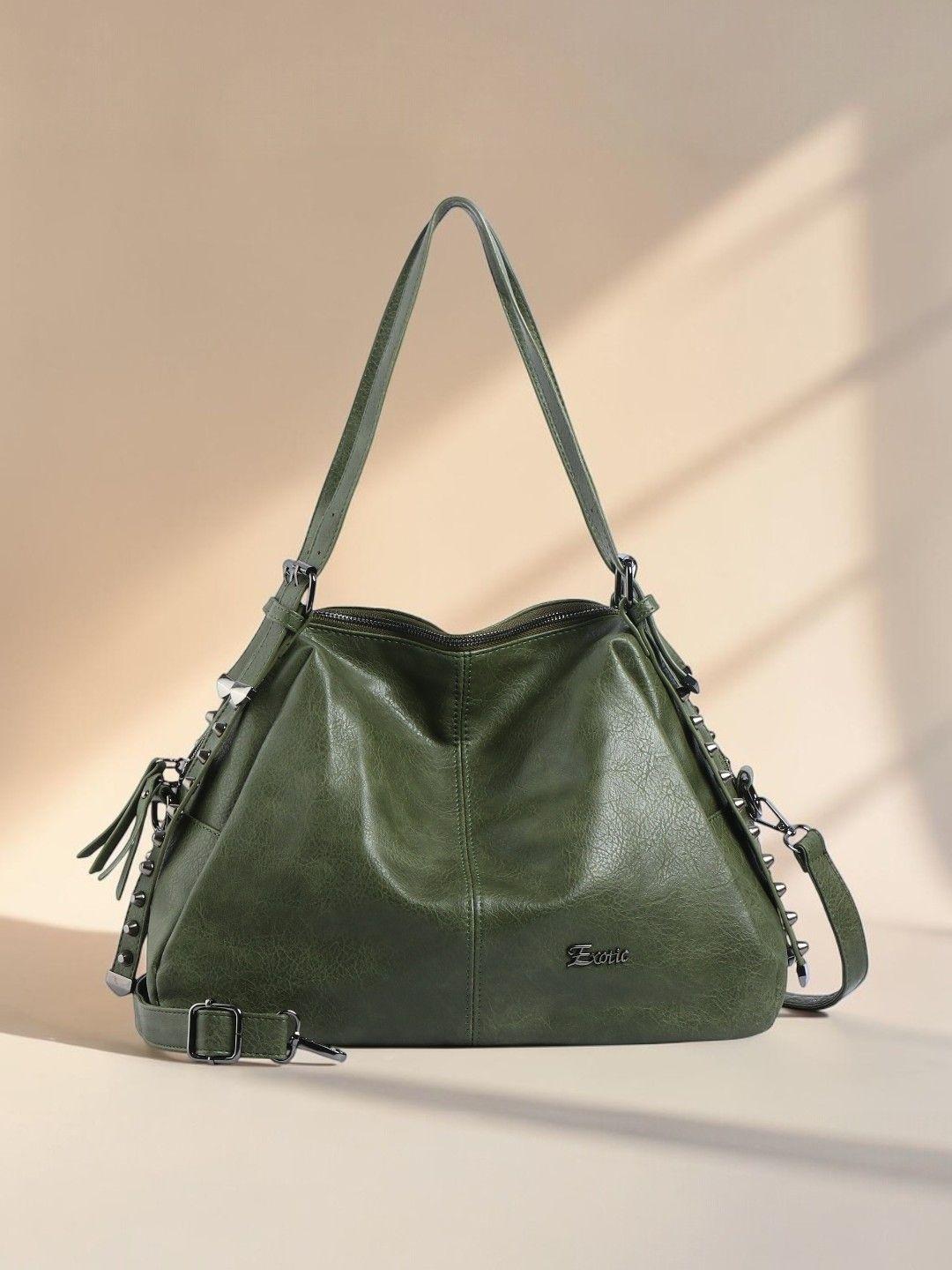 Buy Exotic Textured Synthetic Leather Laptop Compartment Oversized Structured Shoulder Bag - - Accessories for Women