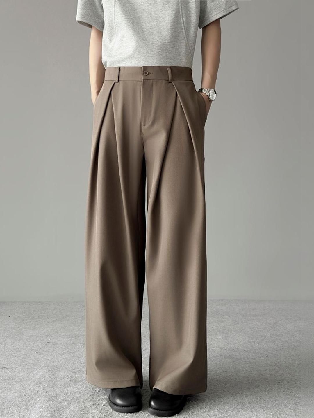 StyleCast x Revolte Men Easy Wash Pleated Trousers