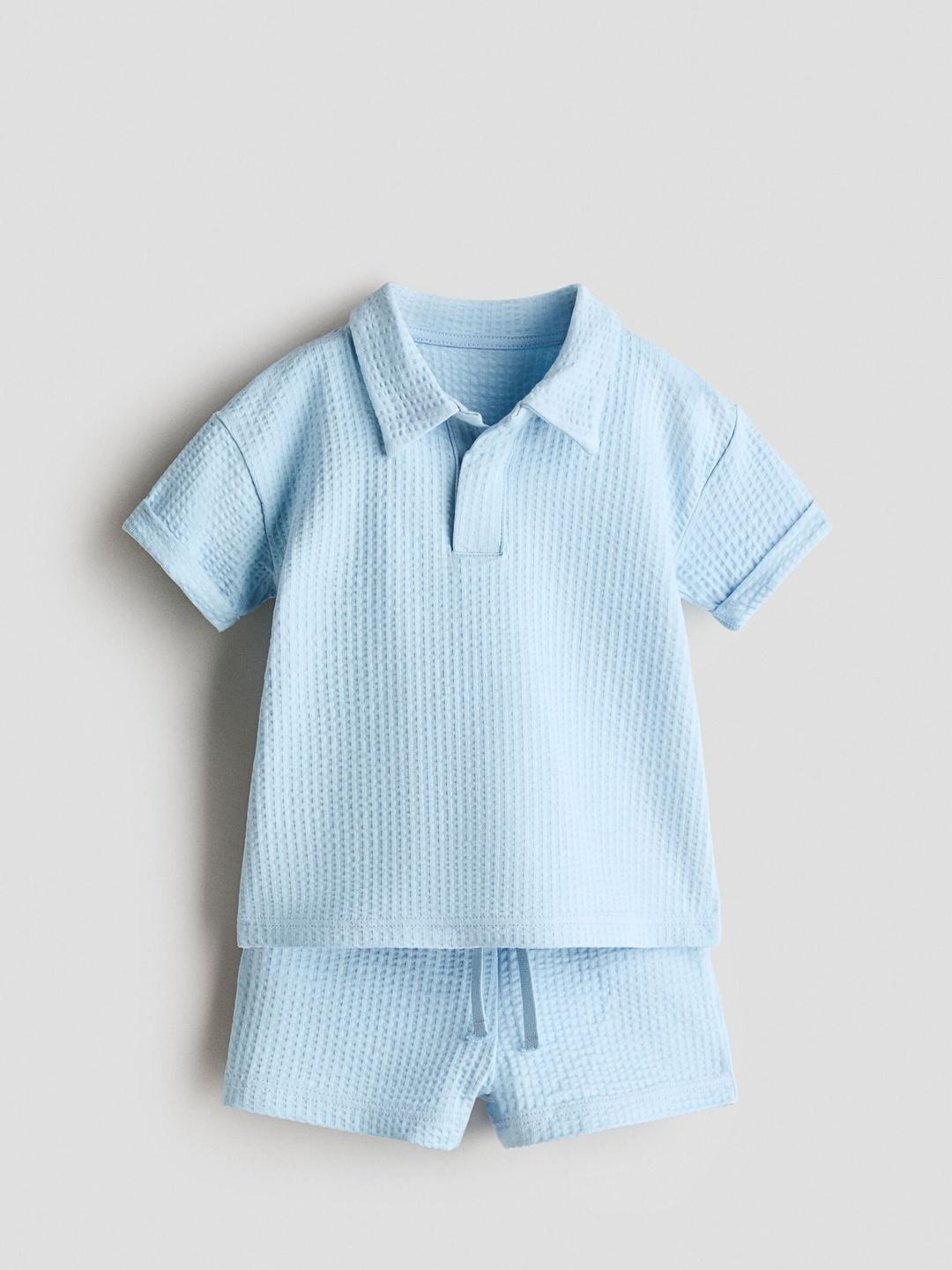 Buy H&M 2 Piece Waffled Cotton Set -  - Apparel for Boys