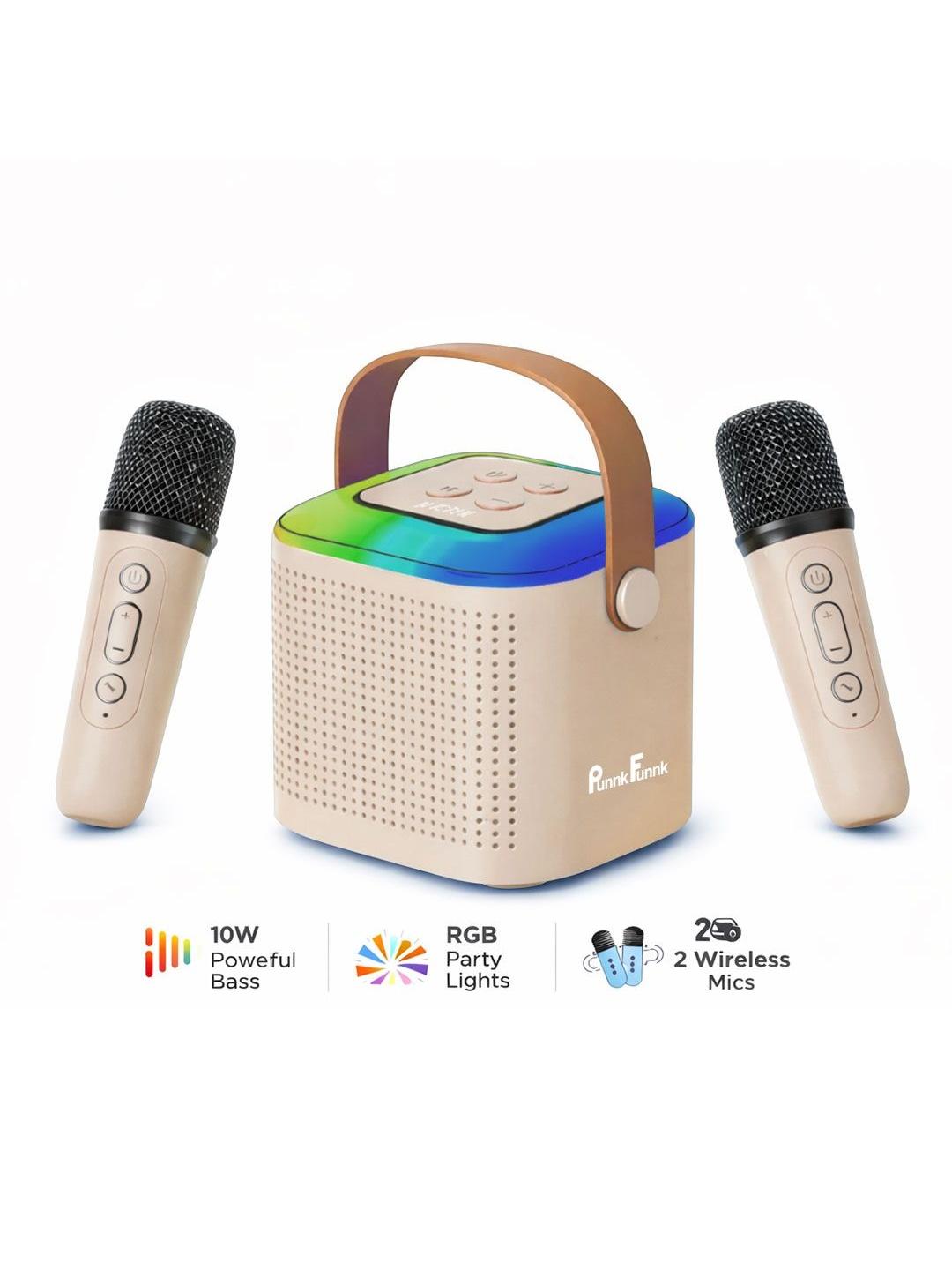 Buy PunnkFunnk Wireless Mics Portable Karaoke Bluetooth Speaker -  - Accessories for Unisex Kids